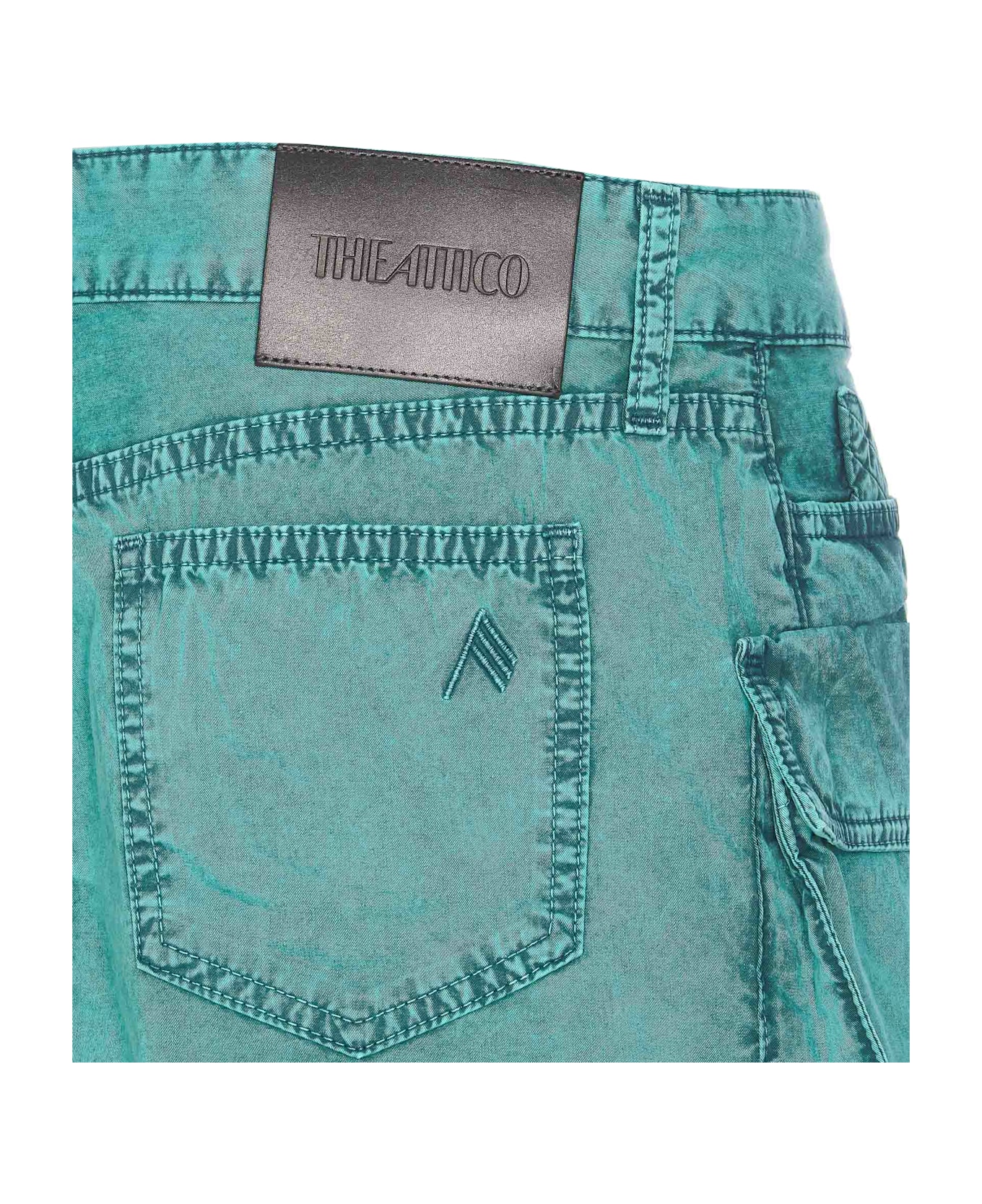 The Attico Mini Skirt - Green