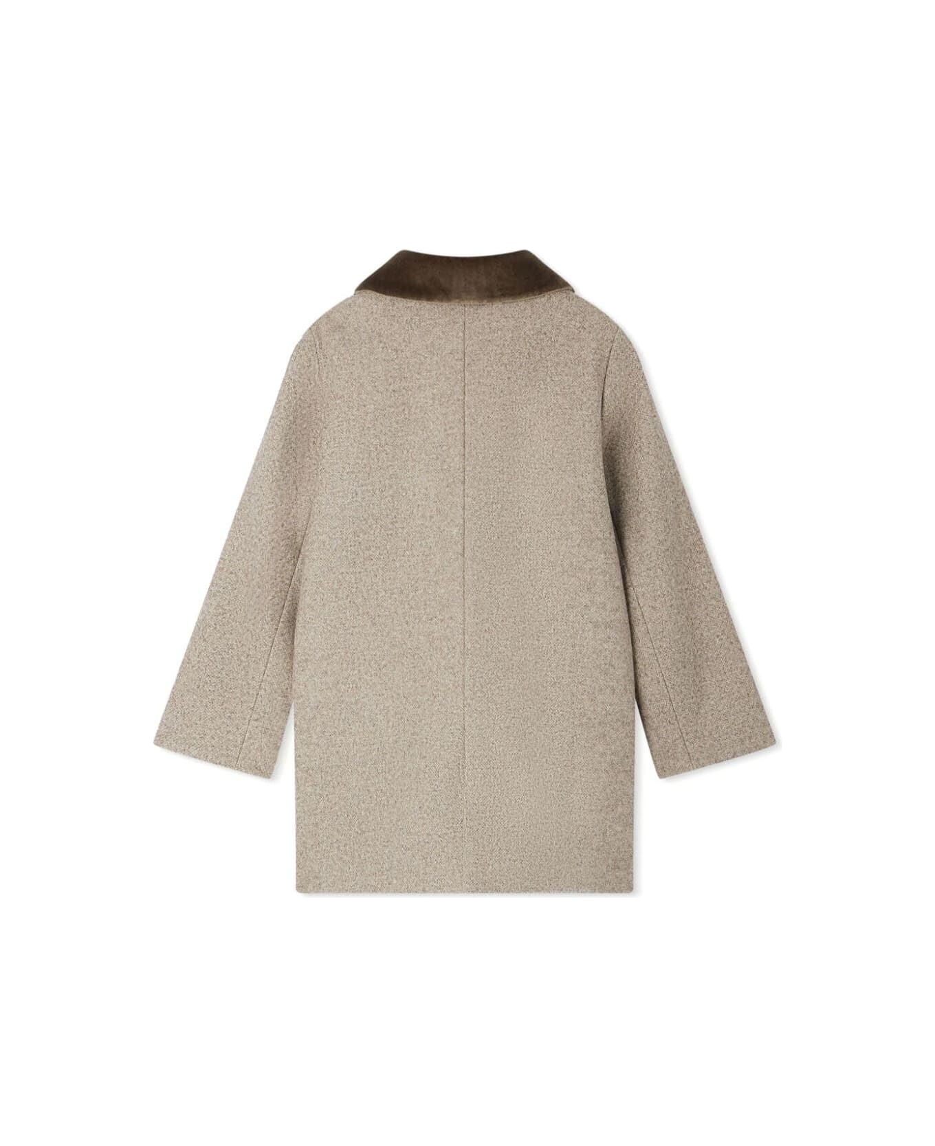 Bonpoint Ginette Coat - C Mastic Chine