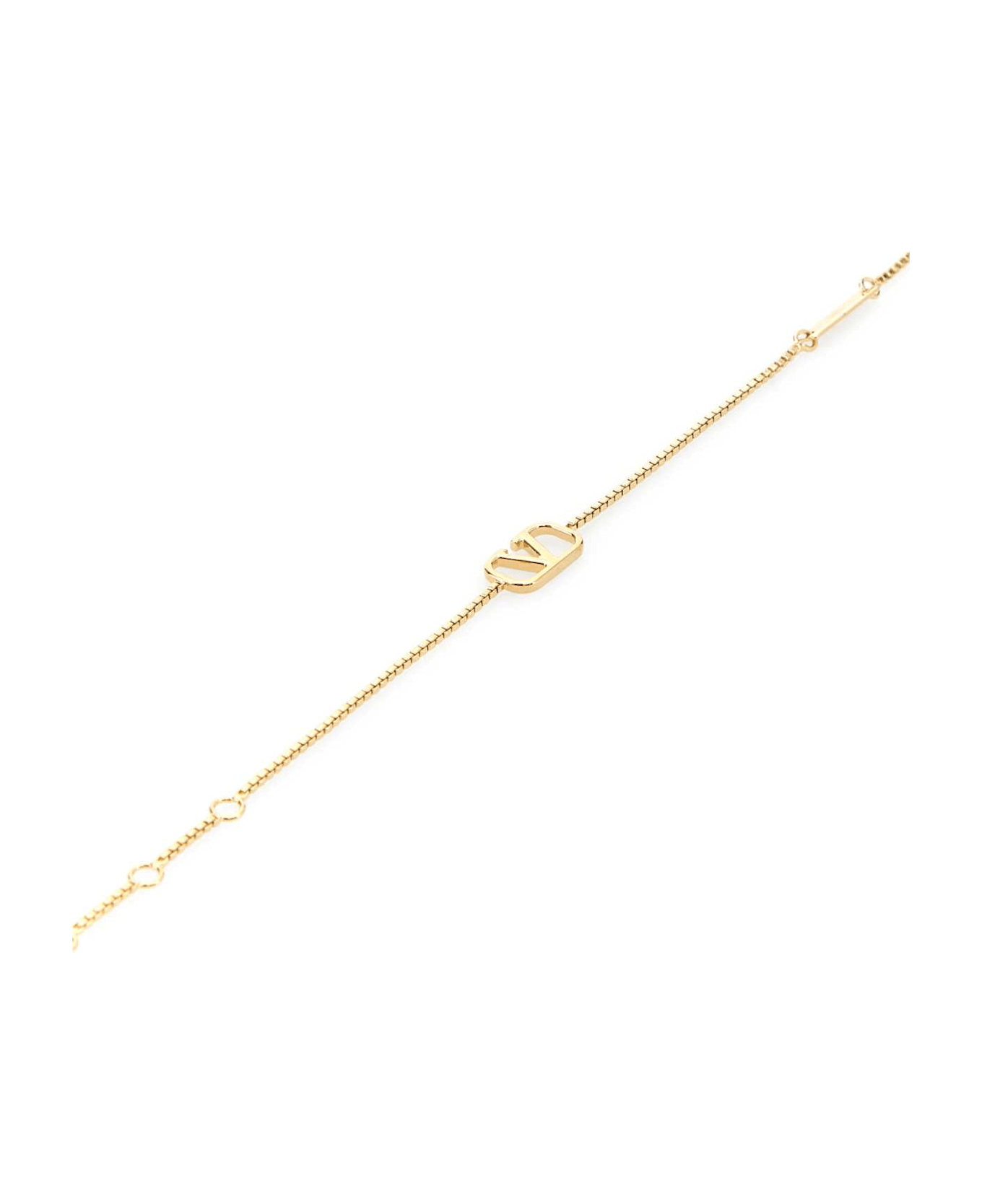 Valentino Garavani Gold Metal Vlogo Signature Bracelet - ORO18