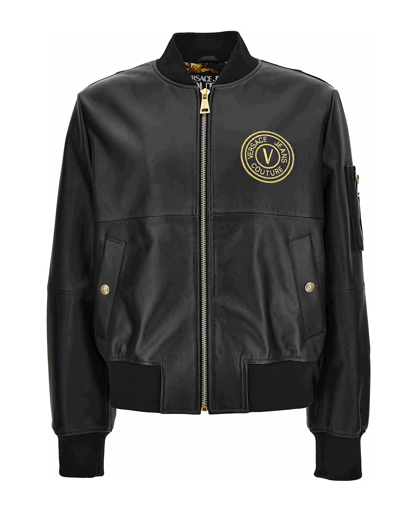 Versace Jeans Couture Leather Jacket - Black