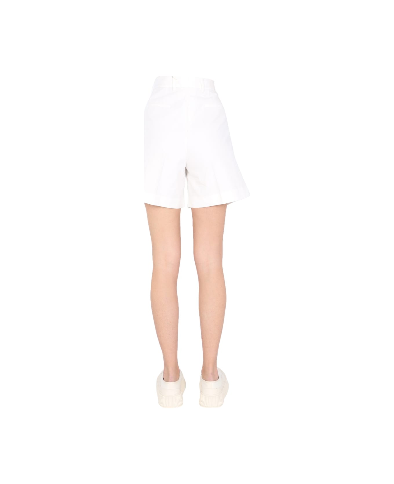 Dries Van Noten Shorts With Pinces - WHITE