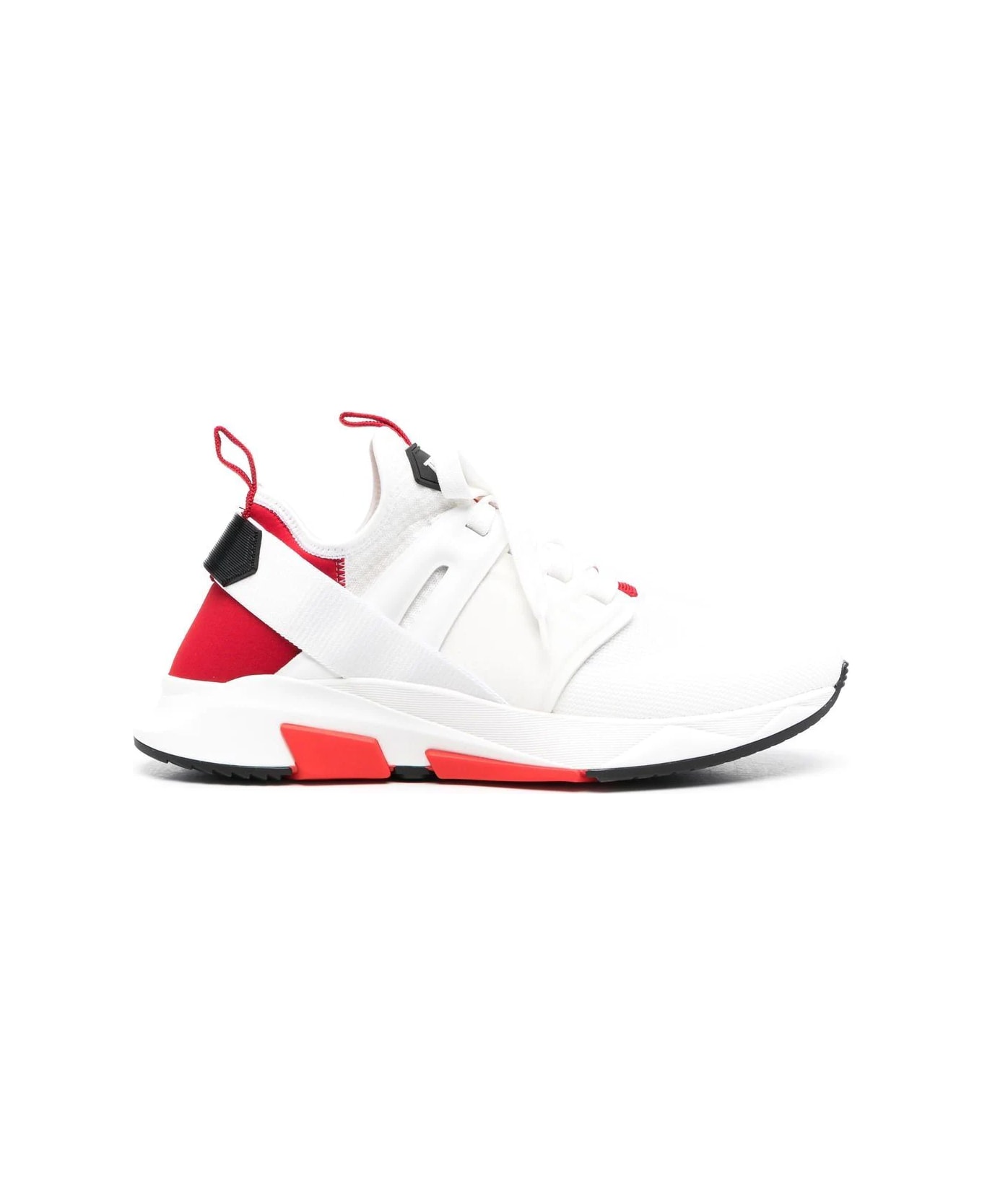 Tom Ford Low Top Sneakers - White Red White
