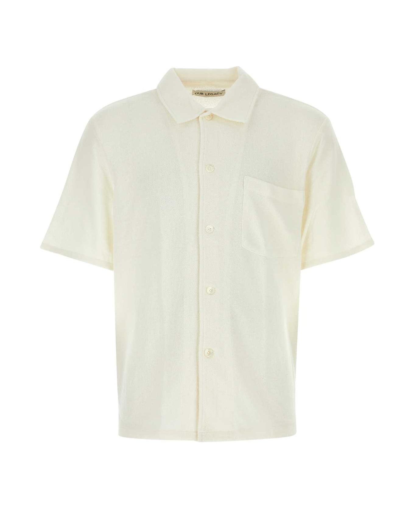 Our Legacy Ivory Polyester Blend Shirt - WHITEBOUCLE