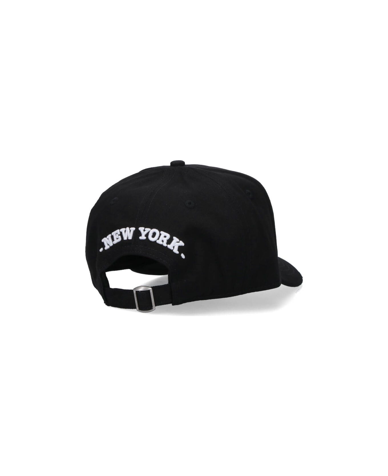 Dsquared2 X Vaquera Logo Baseball Cap - Black  
