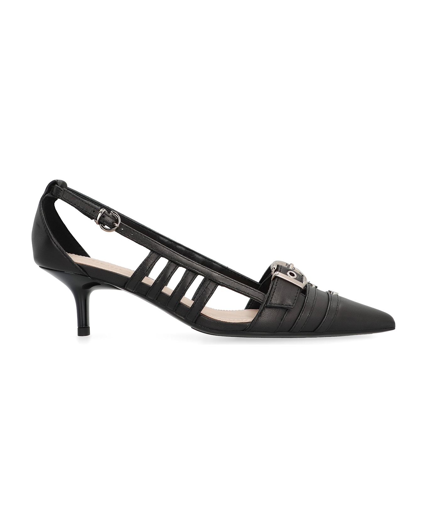Pinko Leather Slingback Pumps - black