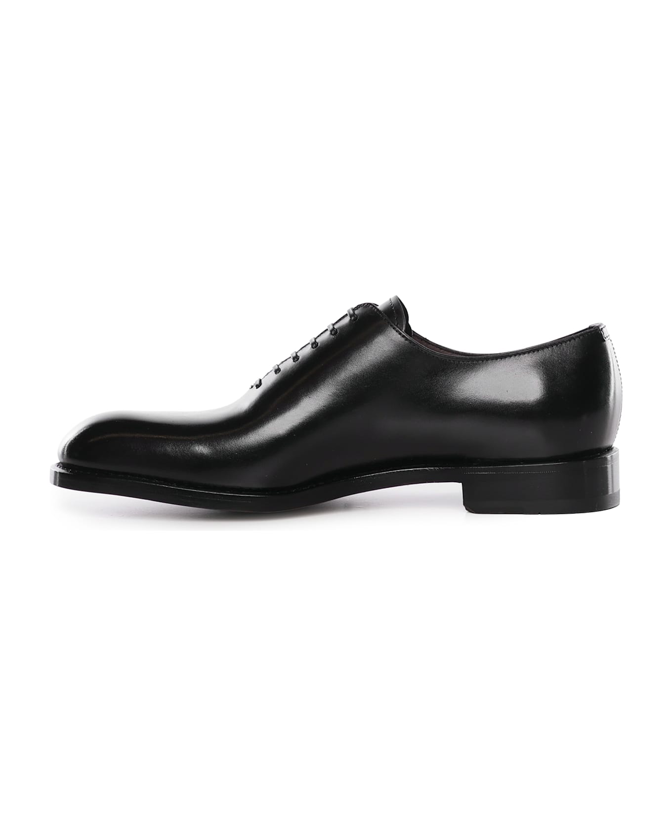 Ferragamo Leather Oxford Lace-ups - Black