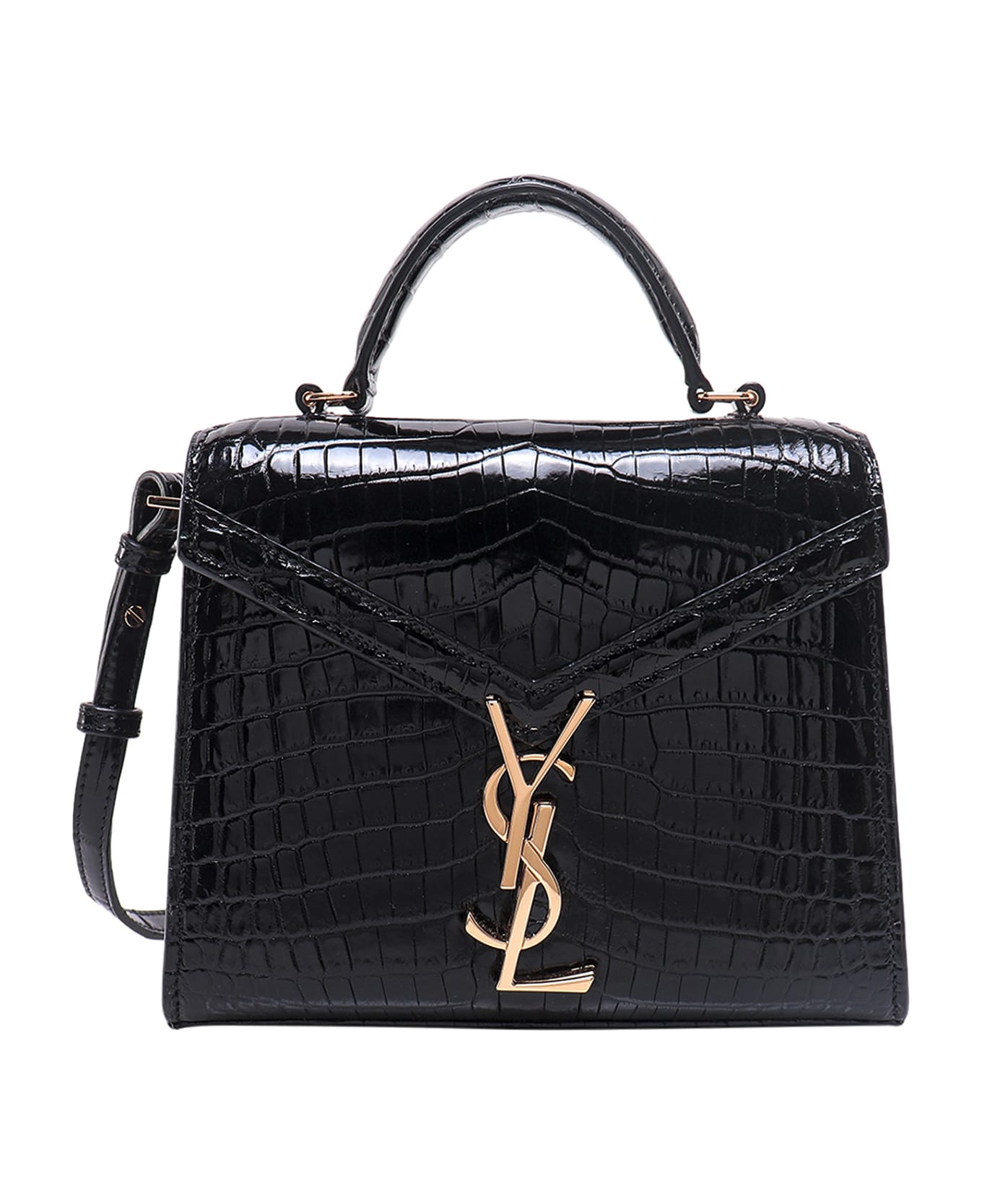 Saint Laurent Cassandra Shoulder Bag - Black