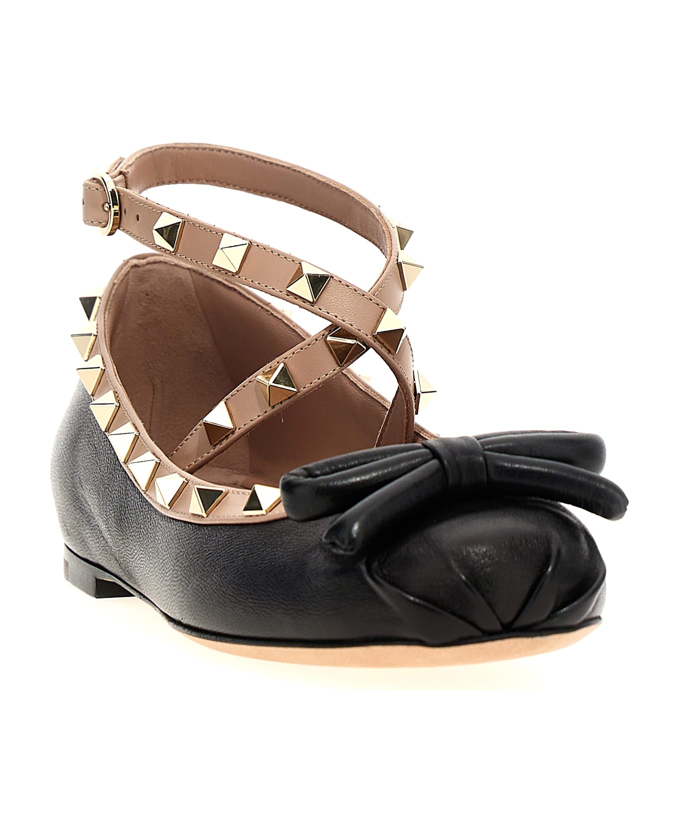 Valentino Garavani 'rockstud' Ballet Flats - Multicolor