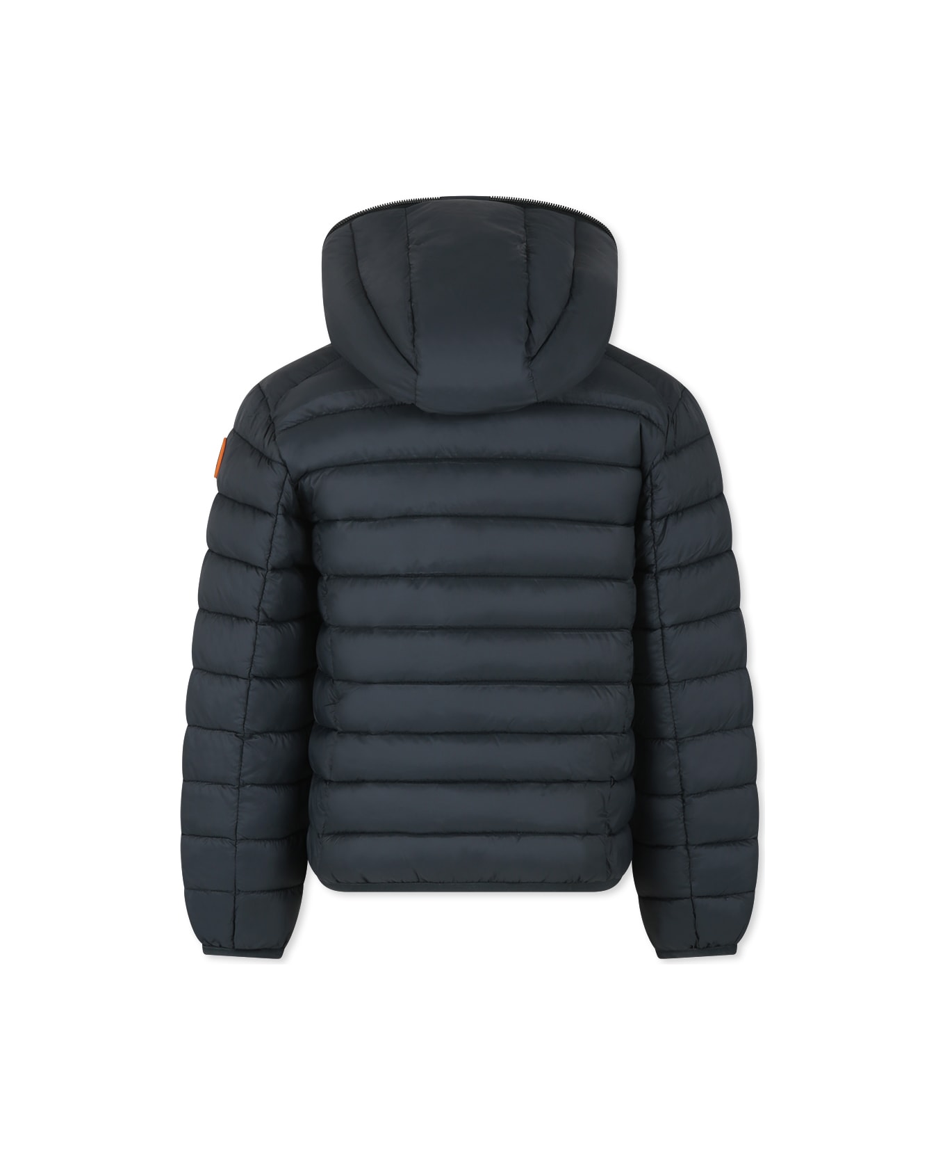 Save the Duck Green Down Jacket For Boy With Logo - Green