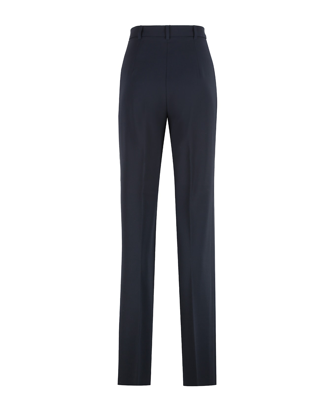 Max Mara Studio Quasar Virgin Wool Trousers - blue