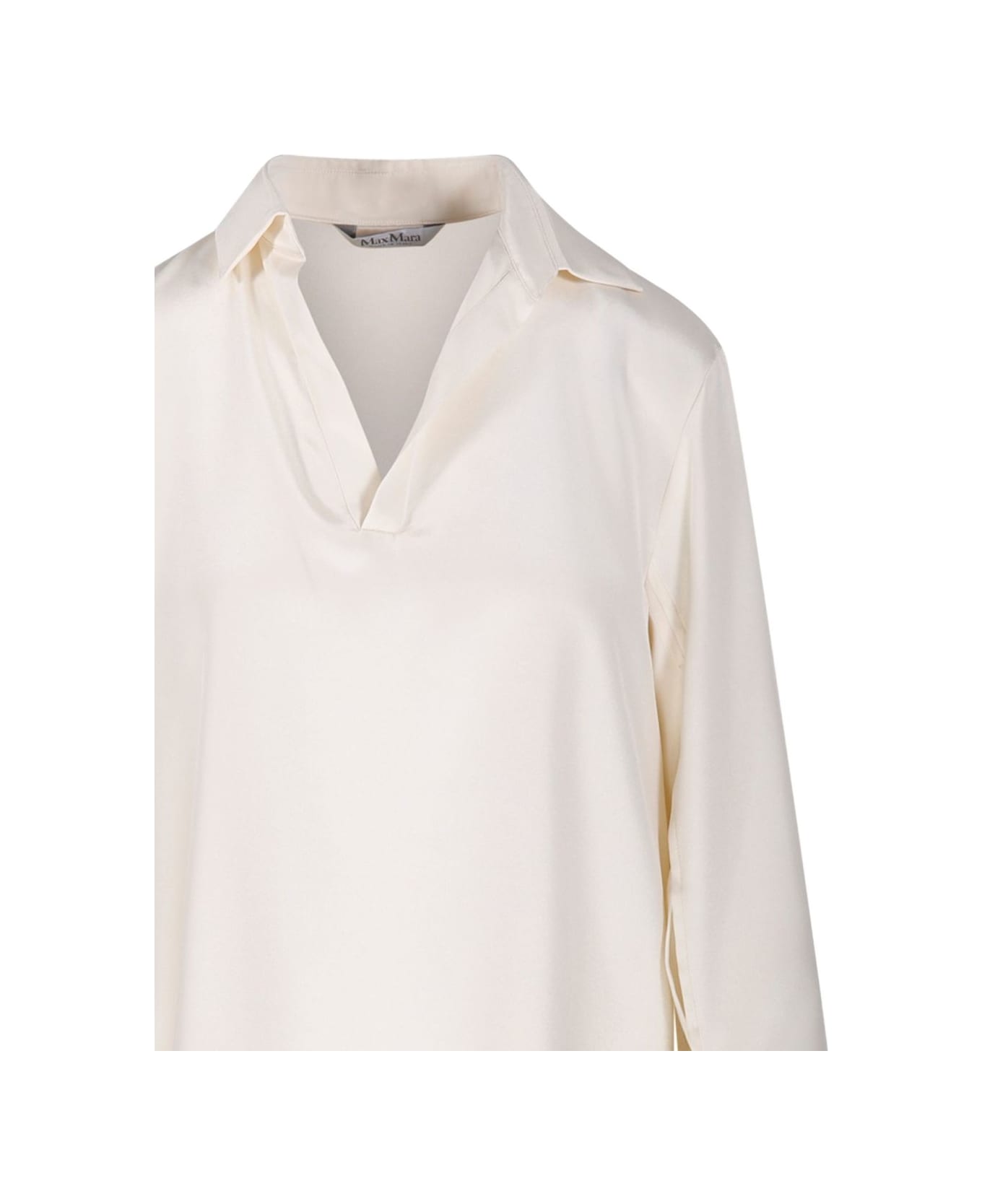 Max Mara V-neck Blouse - White