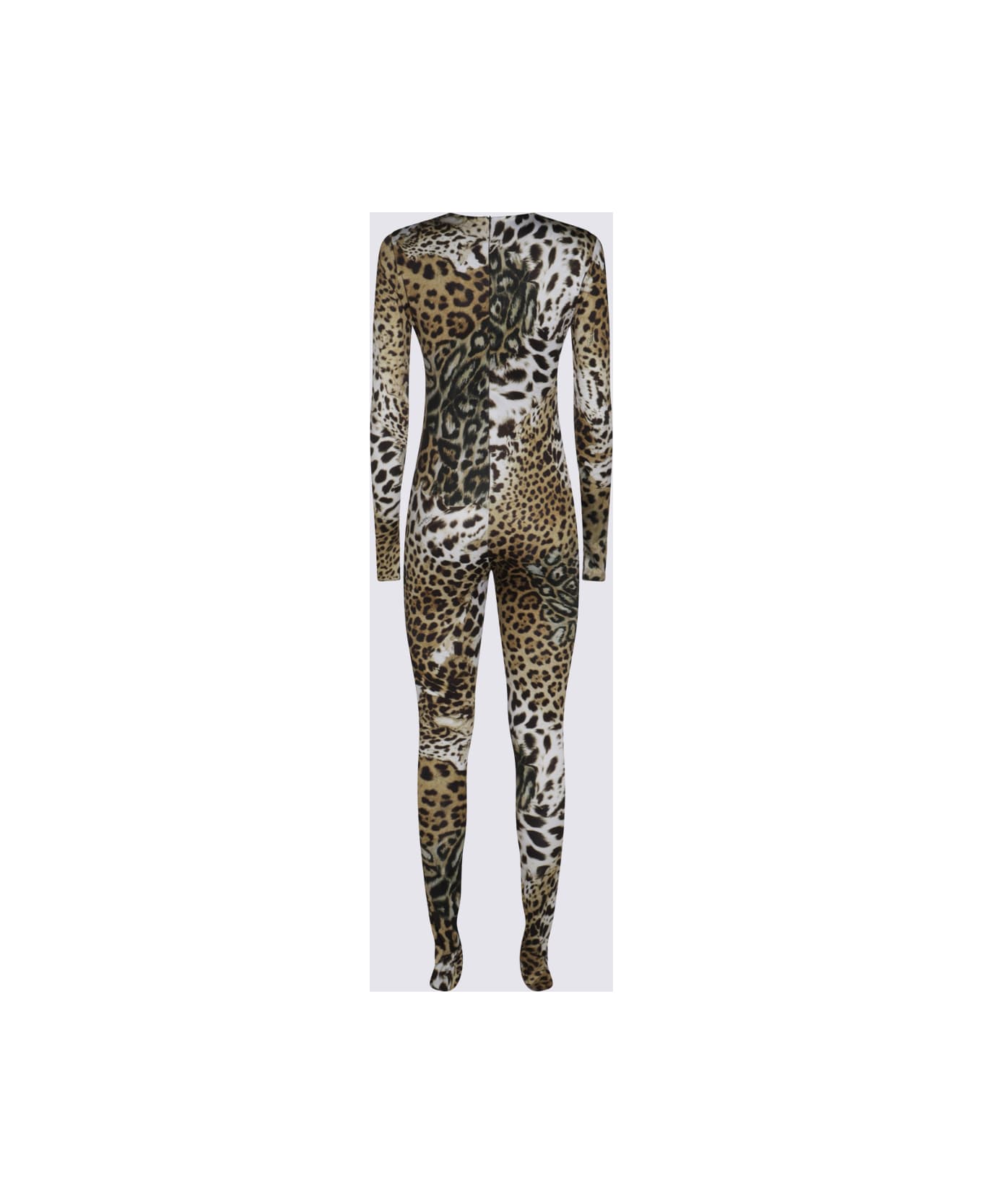 Roberto Cavalli Brown Jumpsuits - Natural