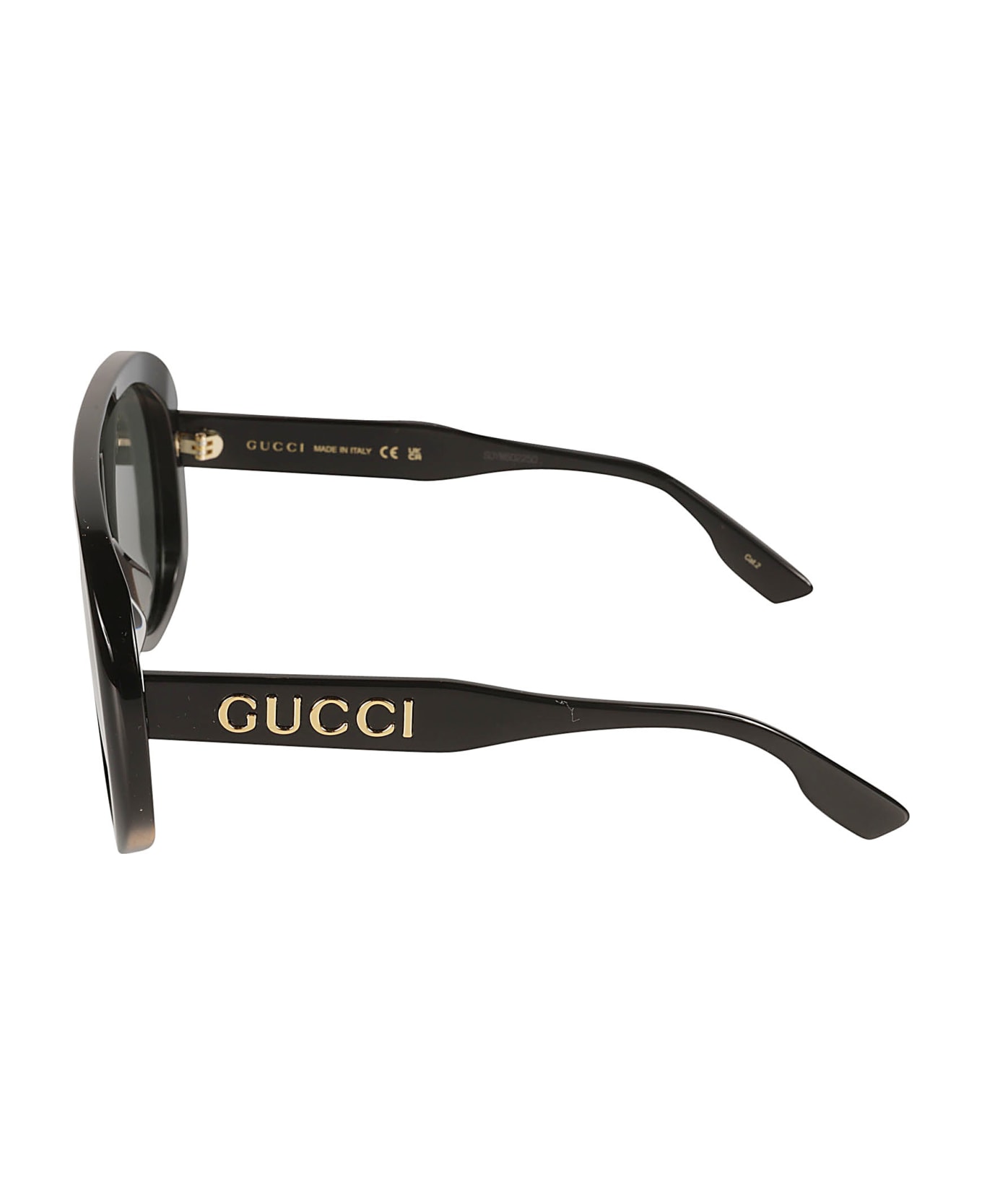 Gucci Eyewear Mask Frame Sunglasses - Black/Grey