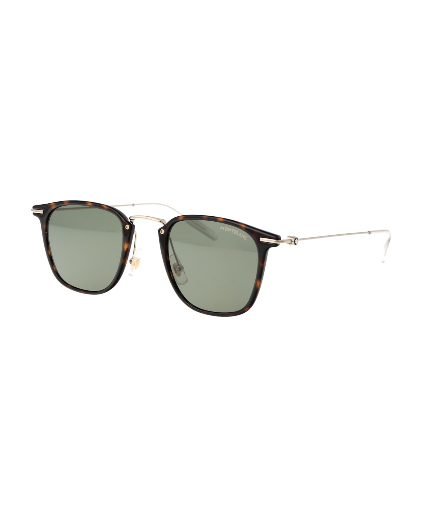 Montblanc Mb0295s Sunglasses - 002 HAVANA GOLD GREEN