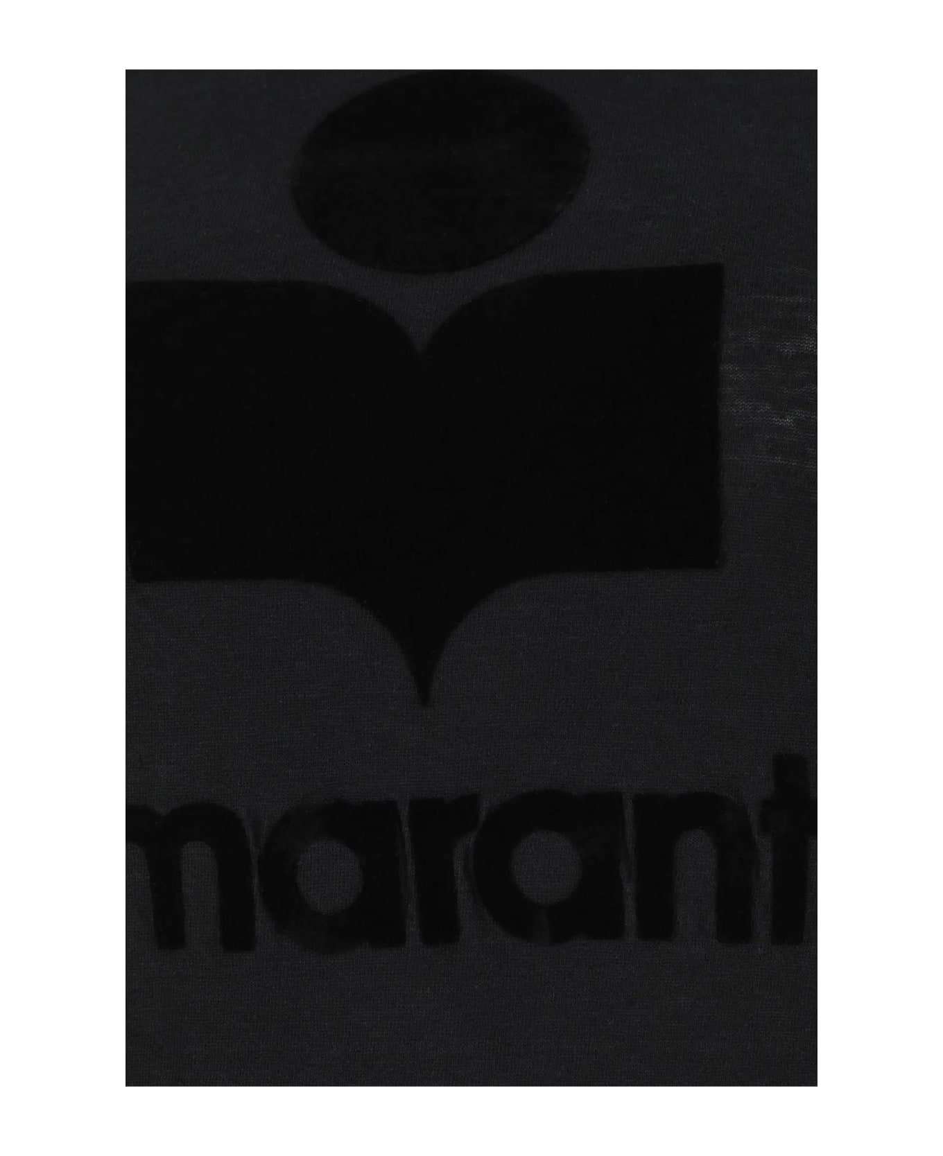 Marant Étoile Black Linen Koldi T-shirt - Black Tシャツ
