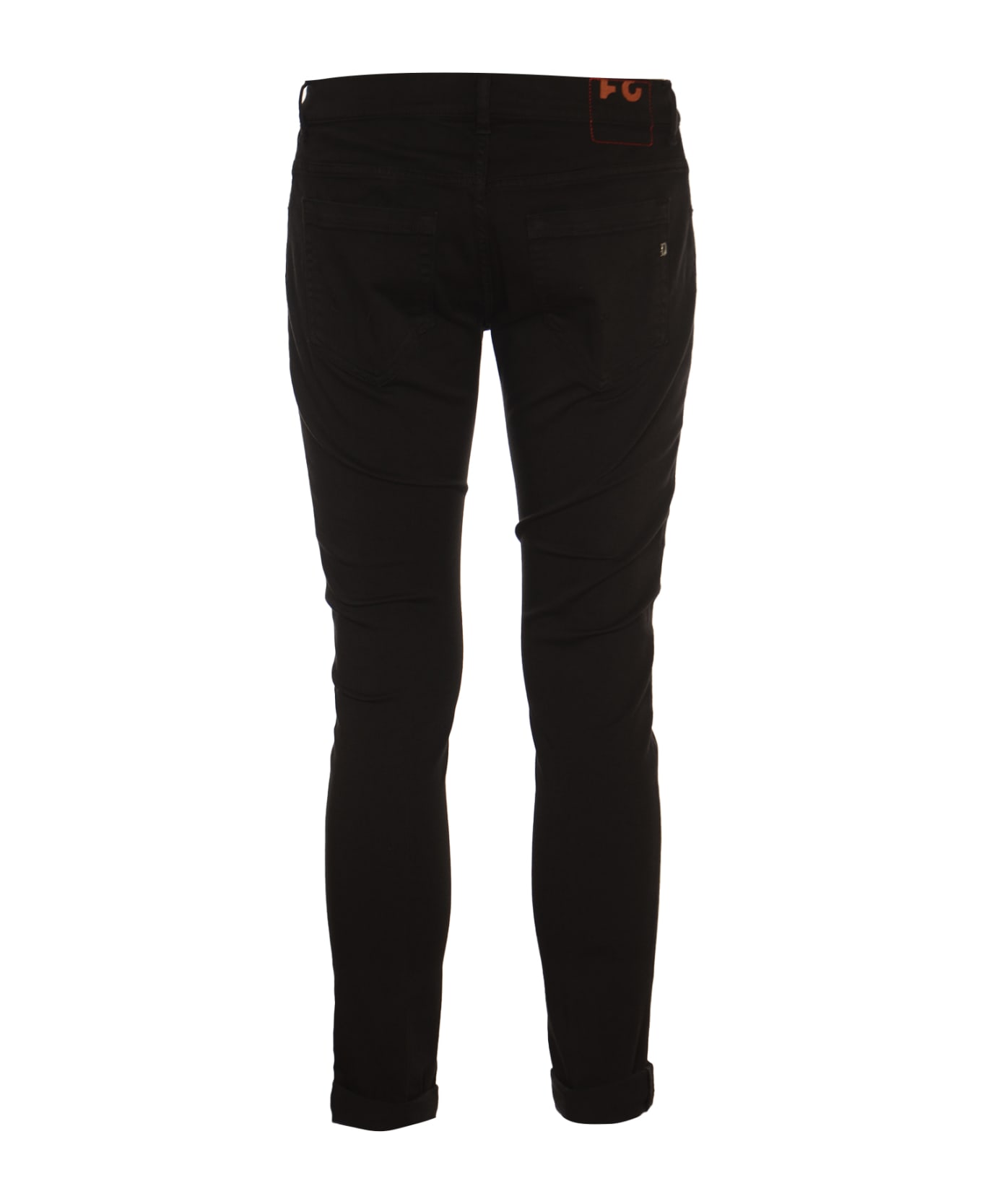 Dondup Concealed Skinny Trousers - BLACK ボトムス