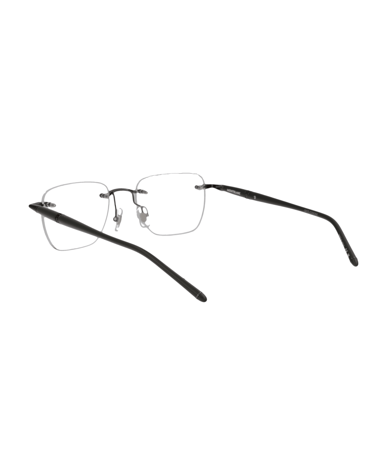 Montblanc Mb0346o Glasses - 003 RUTHENIUM GREY TRANSPARENT