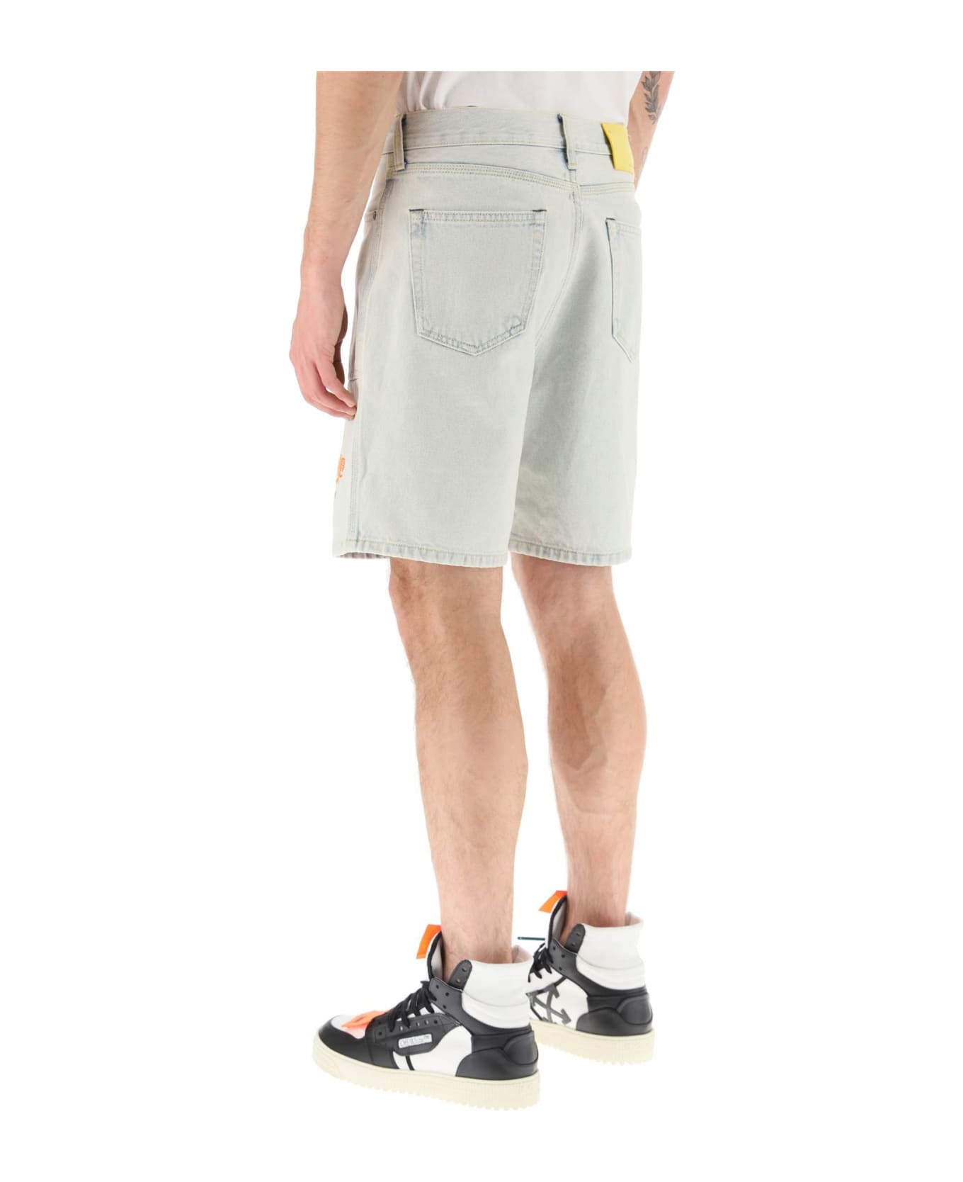 Off-White Denim Utility Shorts - DENIM (Blue) ショートパンツ