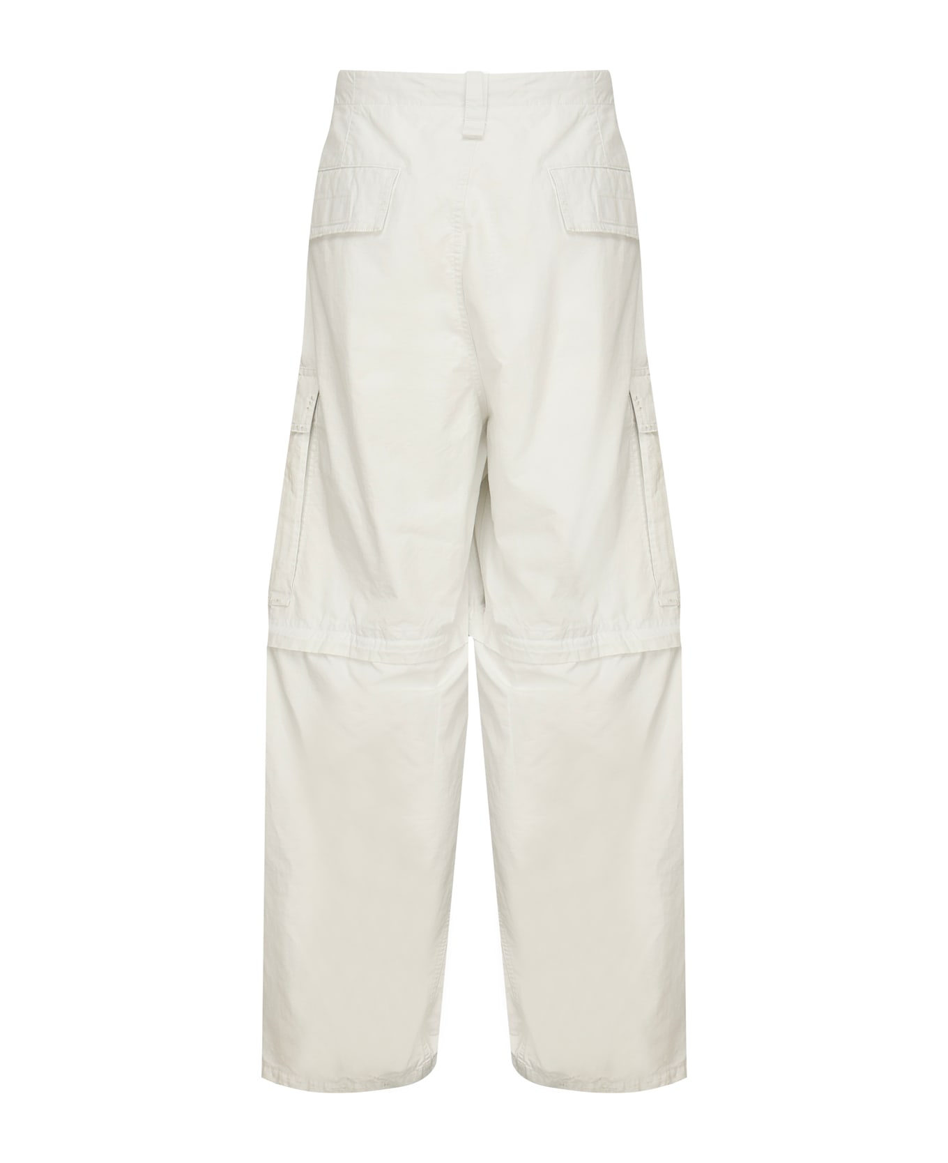 Balenciaga Cotton Cargo Pants - White