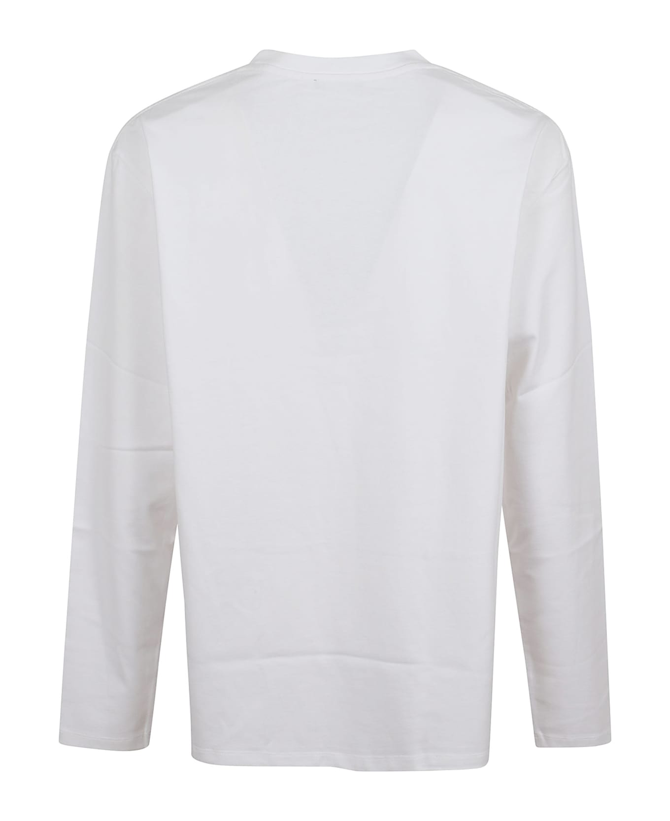 Balmain Ls Print T-shirt - Gab Blanc Noir