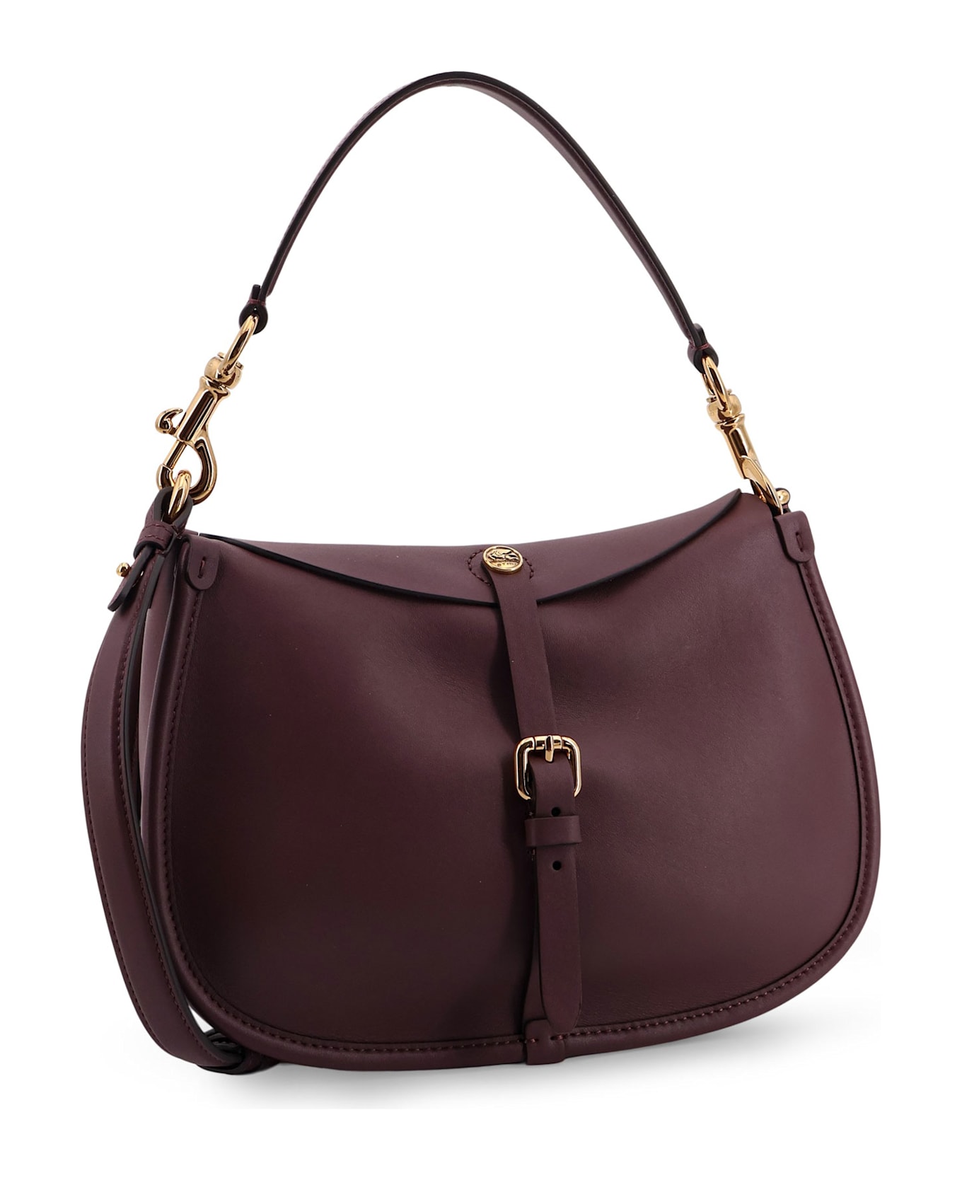 Etro Crossbody Pony Leather Bag - Ceck