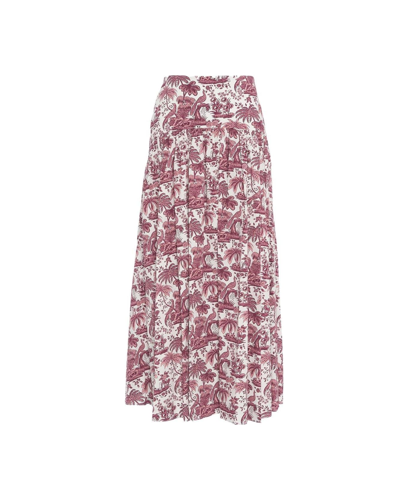 STAUD Procida Skirt - BORDEAUX