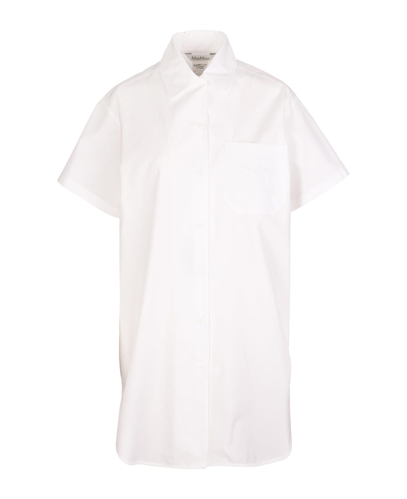 Max Mara Palau Chemisier Dress - White