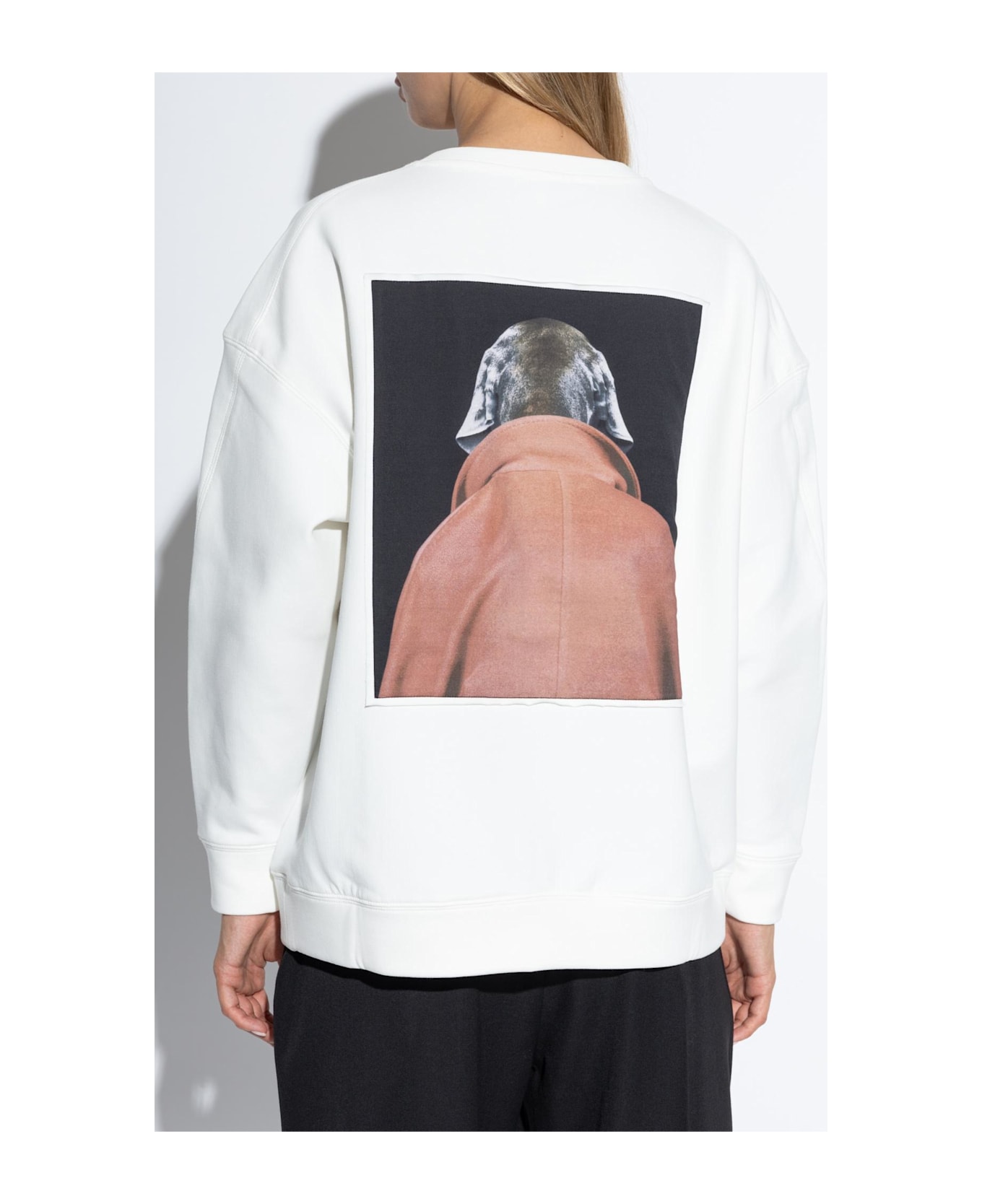 今週末までMax MaraBACCO Sweatshirtアイボリー新品未使用S Max Mara Sweatshirt With Bacco Logo | italist