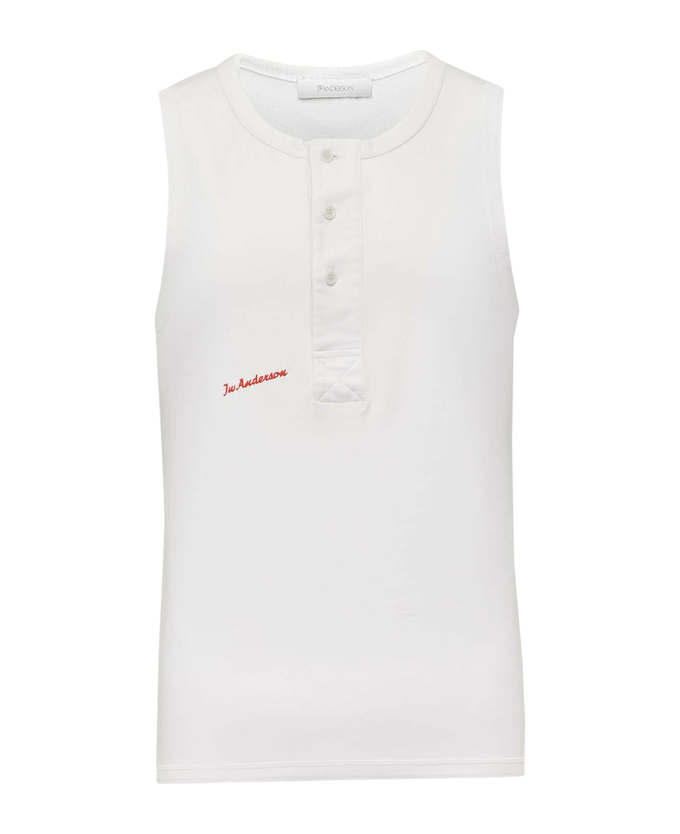 J.W. Anderson Henley Vest - AVORIO