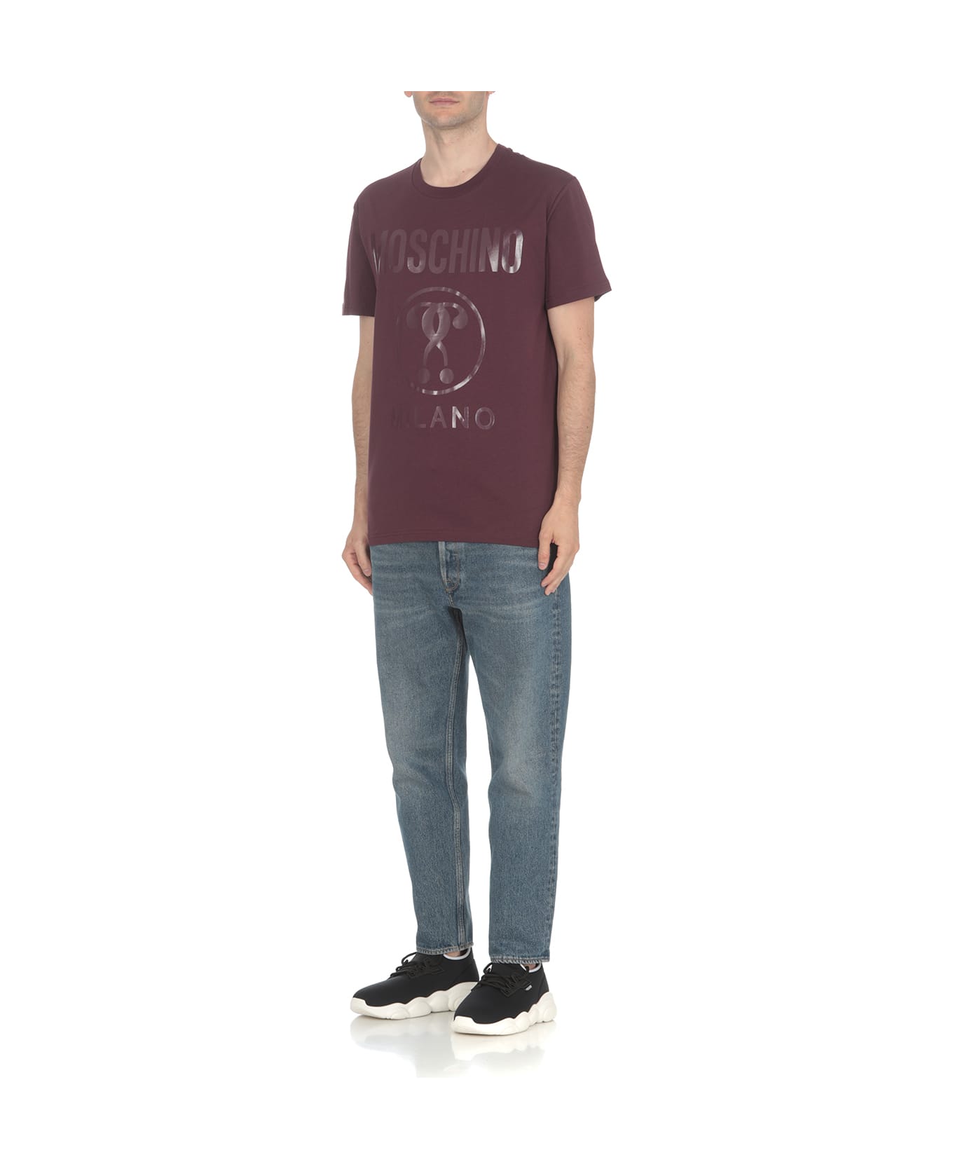 Moschino Logoed T-shirt - Purple シャツ