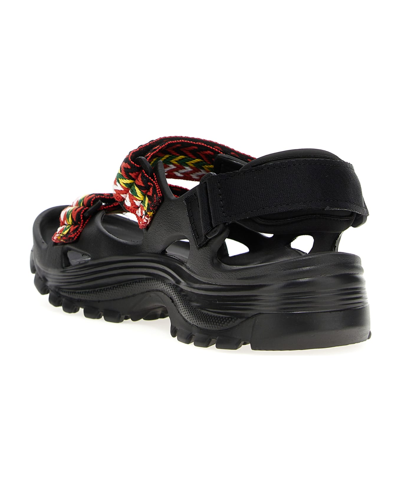 Lanvin 'wave Curb Laces' Lanvin X Suicoke Sandals - Black   サンダル