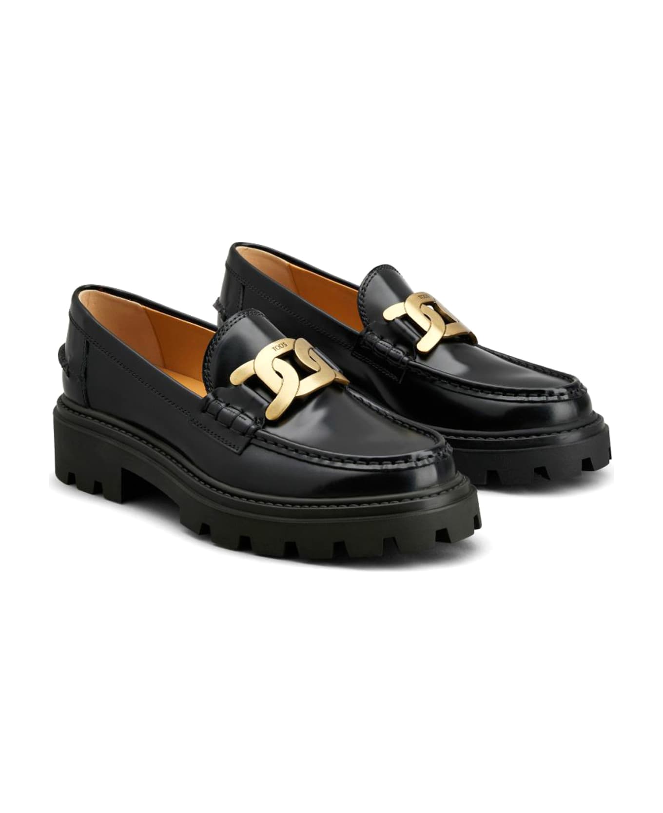 Tod's Hook Gomma Loafers - Black