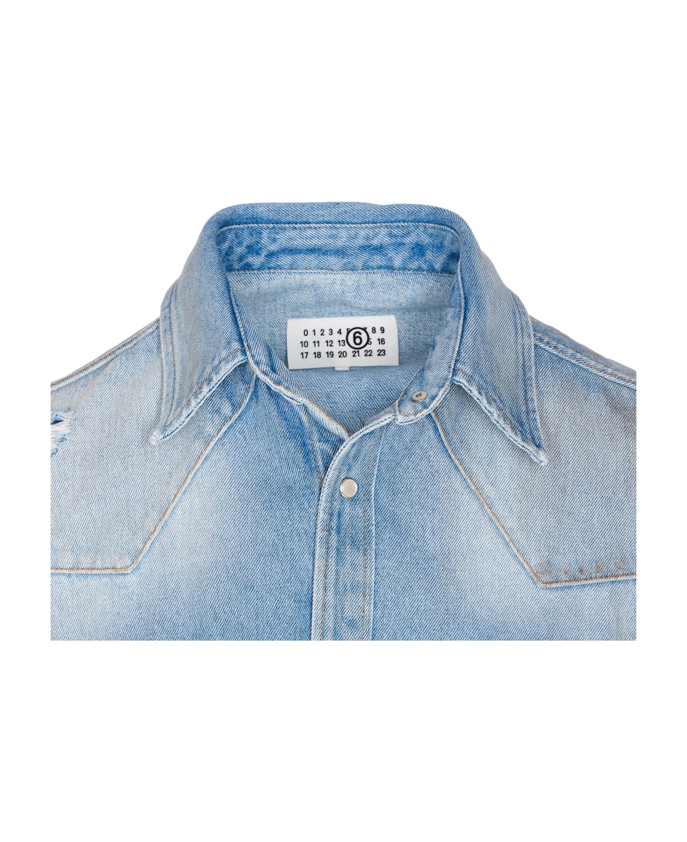 MM6 Maison Margiela Denim Shirt - Denim
