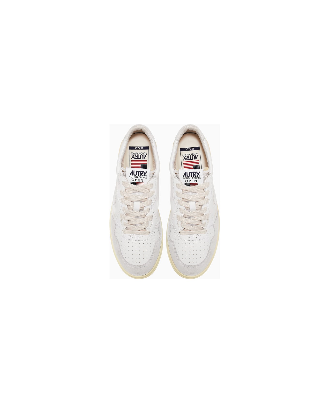 Autry Open Low Sneakers - White