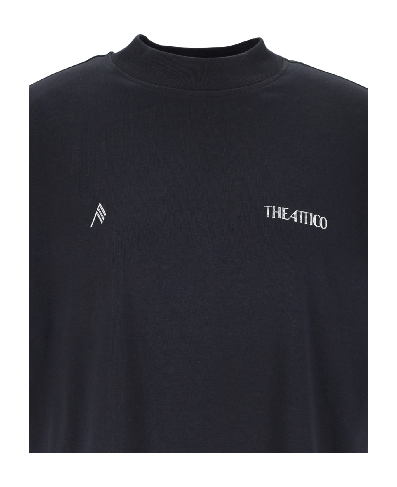 The Attico Logo T-shirt - Black