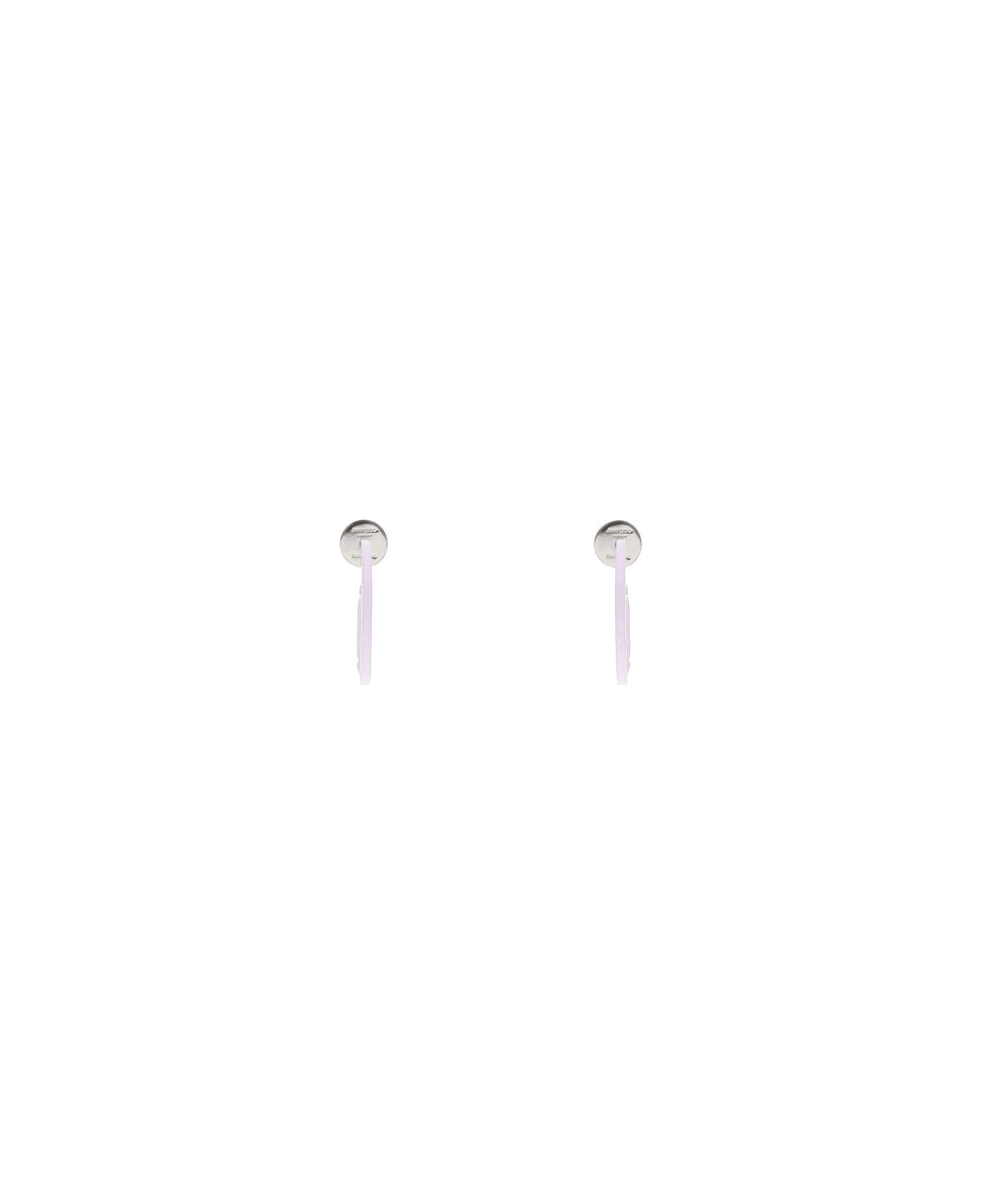 Jimmy Choo 'jc Monogram Hoops' Earrings - WISTERIA (Purple) イヤリング
