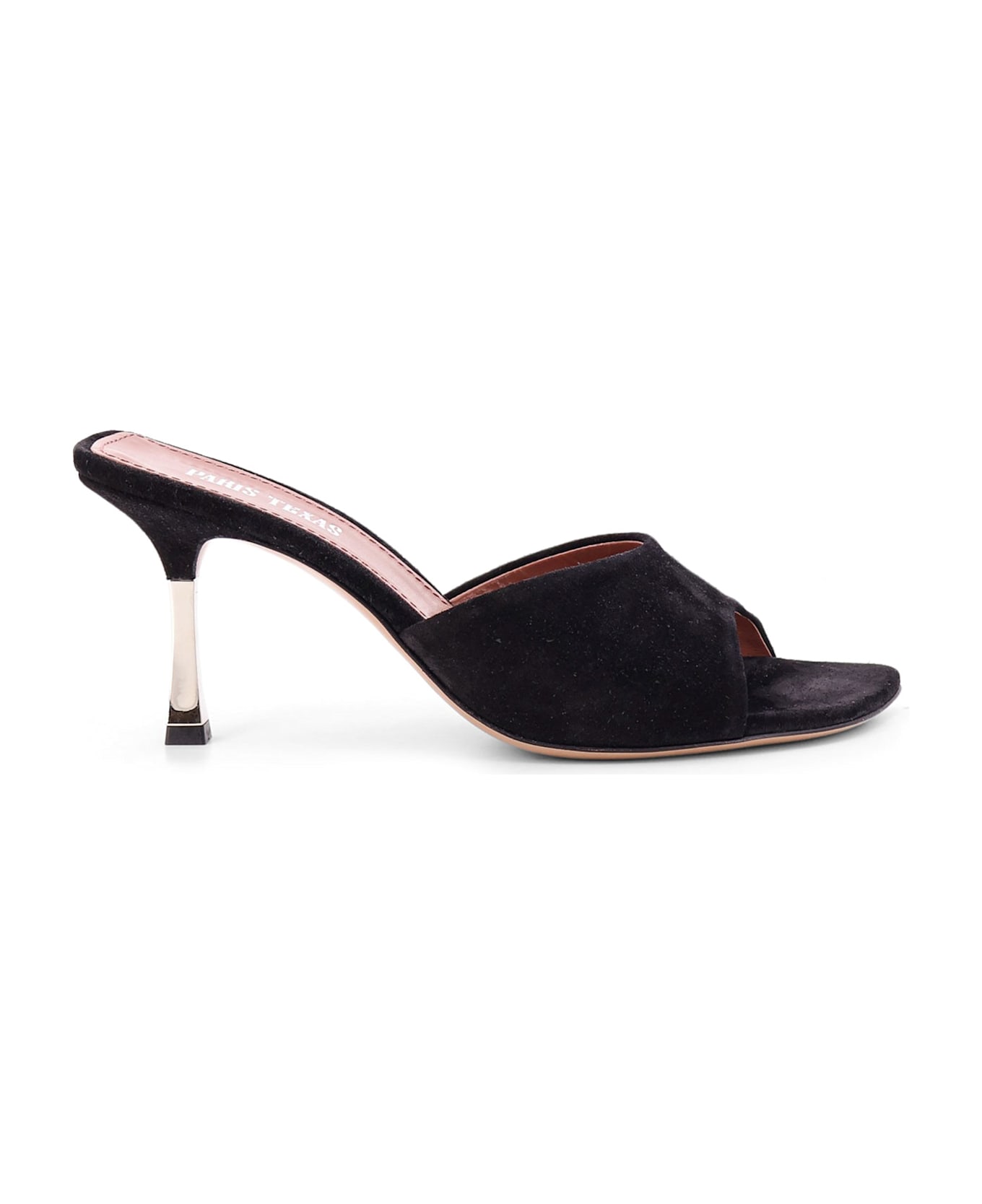 Paris Texas Lorena Suede Sandals - Black