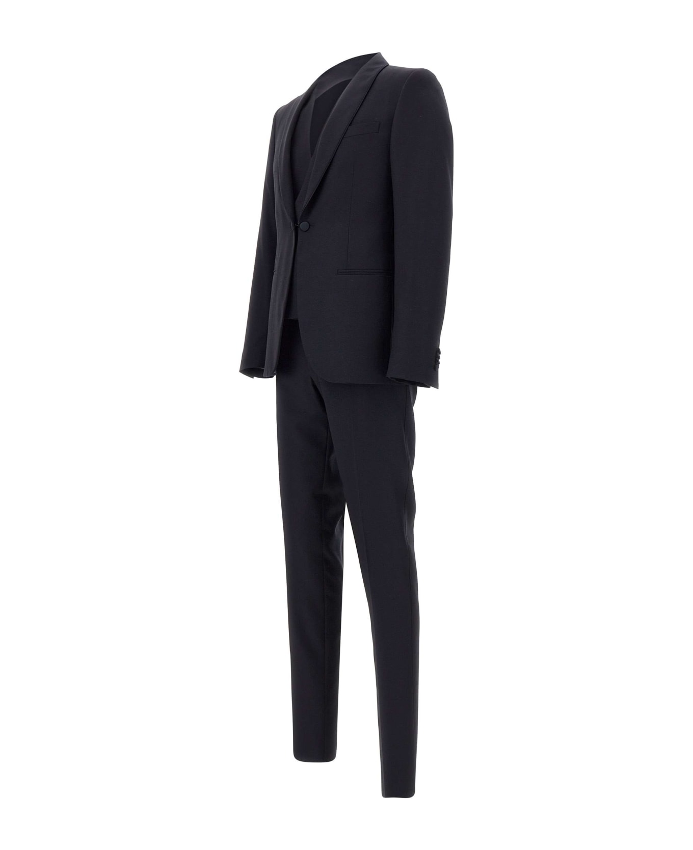 Corneliani Three-piece Fresh Wool Blend Suit - BLUE スーツ