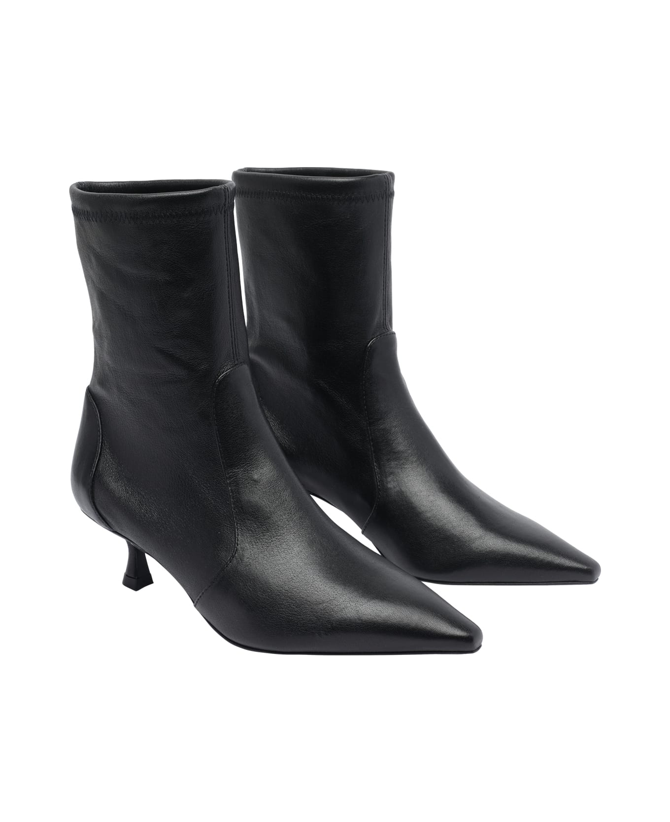 Stuart Weitzman Naomi Booties - Black