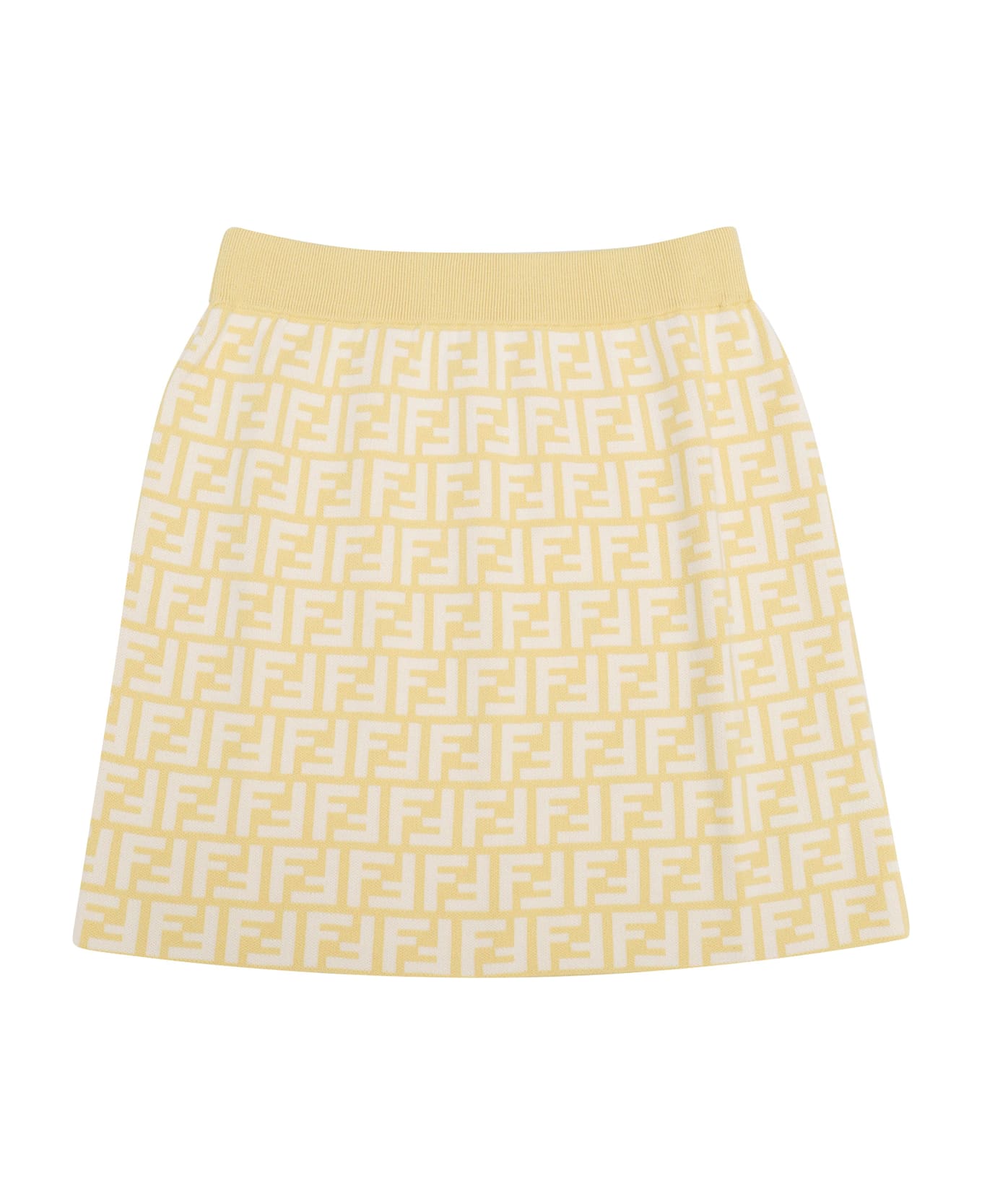 Fendi Knitted Skirt - YELLOW