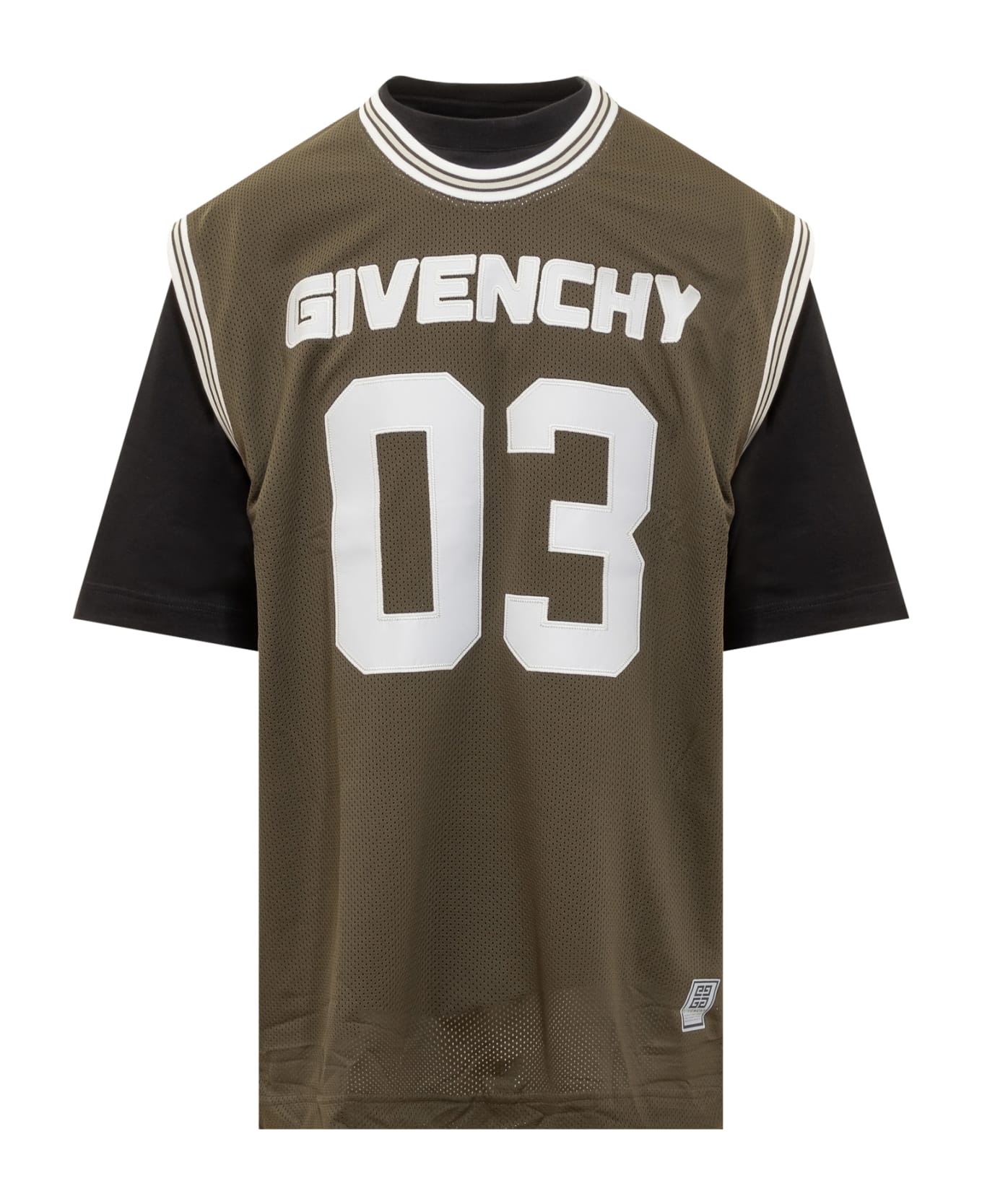 Givenchy Basket Fit T-shirt - BLACK KHAKI シャツ