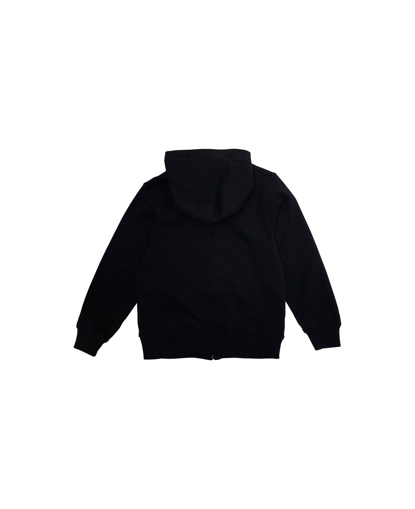 Moschino Black Hoodie With Teddy Bear Print On The Front In Cotton Boy - Black