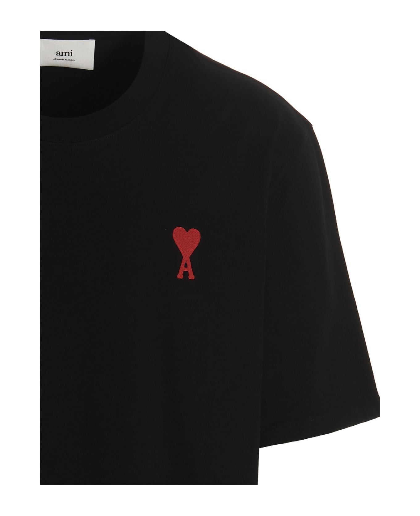Ami Alexandre Mattiussi 'adc' T-shirt - Black/red