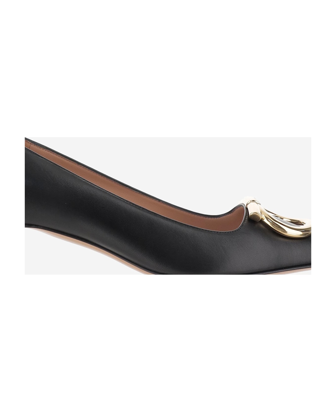 Ferragamo Gancini Maxi Pumps - Black