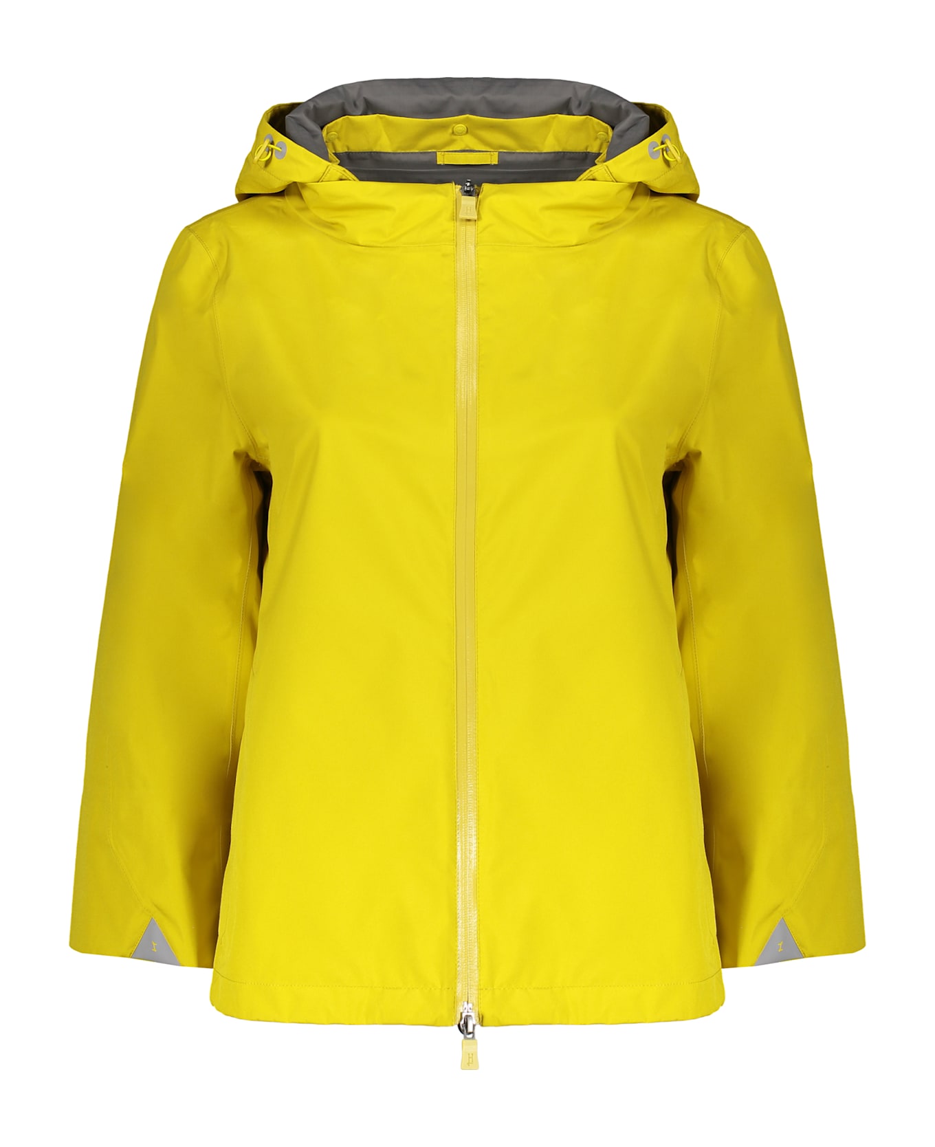 Herno Hooded Raincoat - Yellow