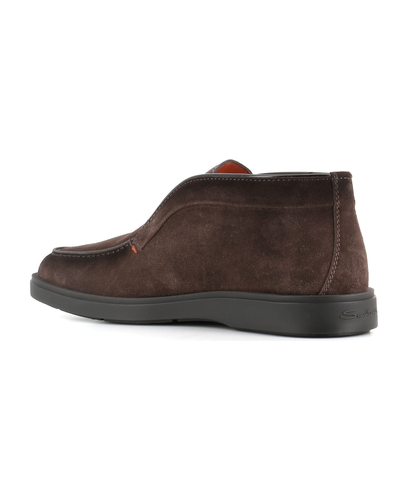 Santoni Suede Ankle Boots - Brown