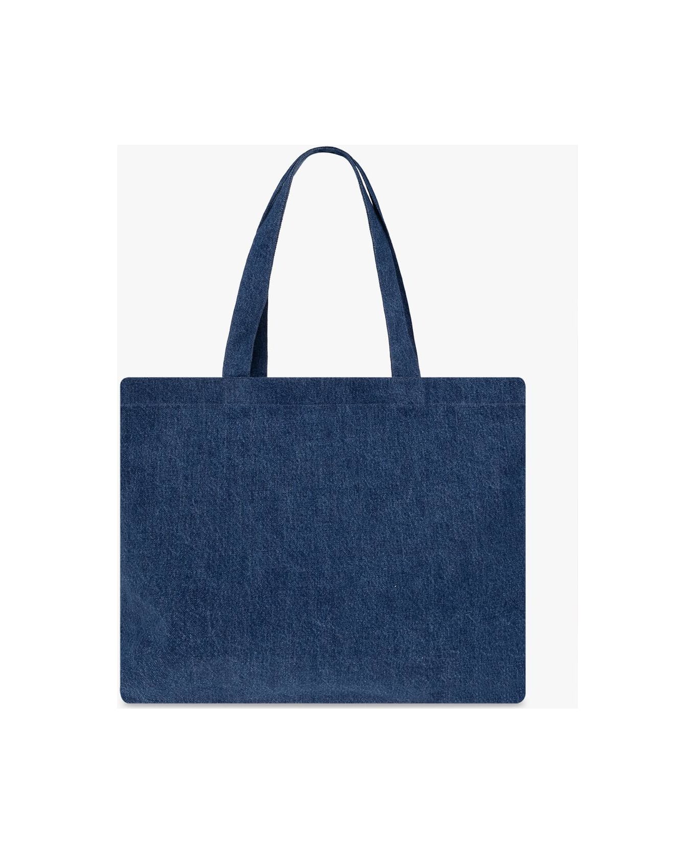 A.P.C. 'diane' Denim Shopper Bag - Blu