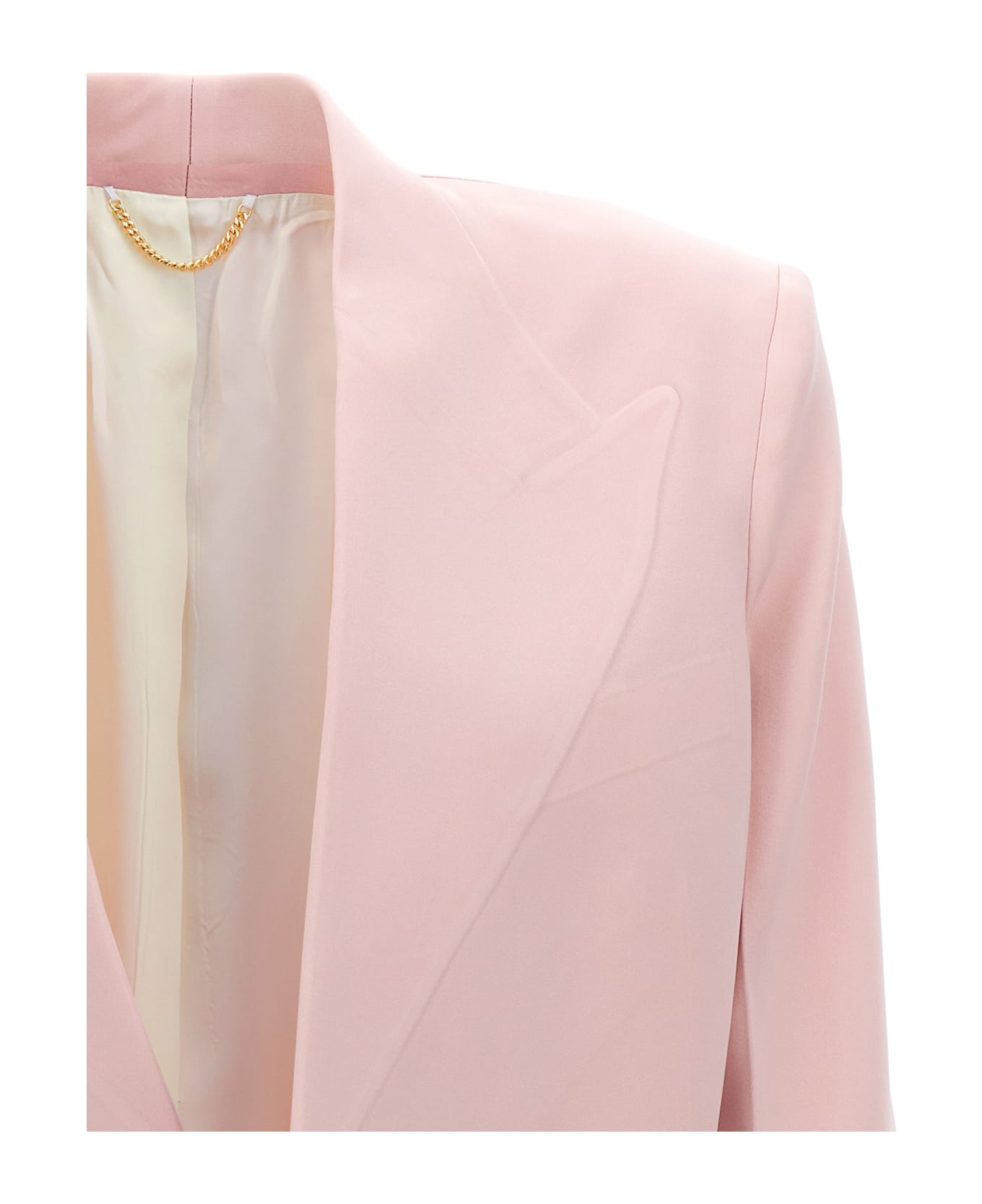 Victoria Beckham Single-breasted Blazer Jacket - Pink
