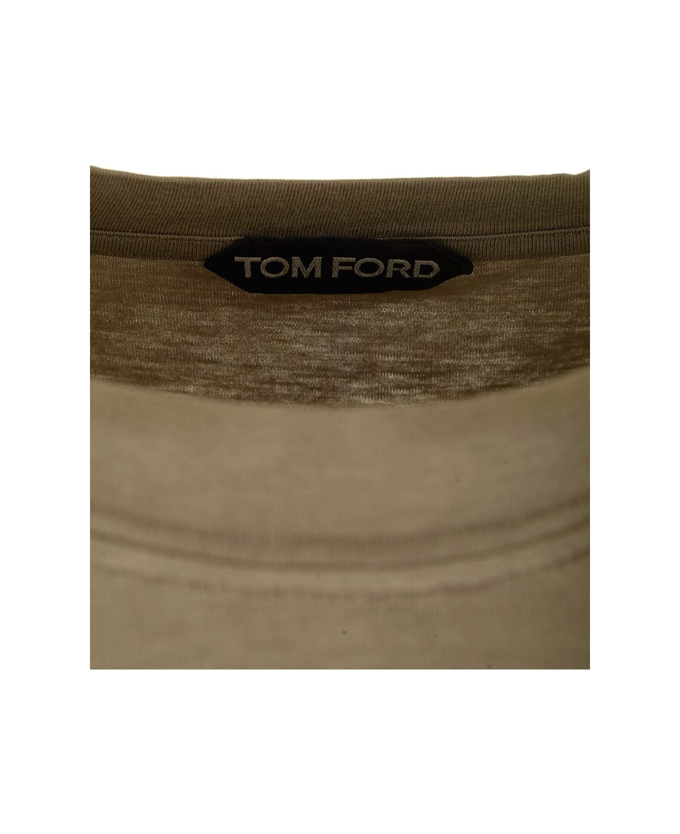 Tom Ford Military Green T-shirt - Pale army