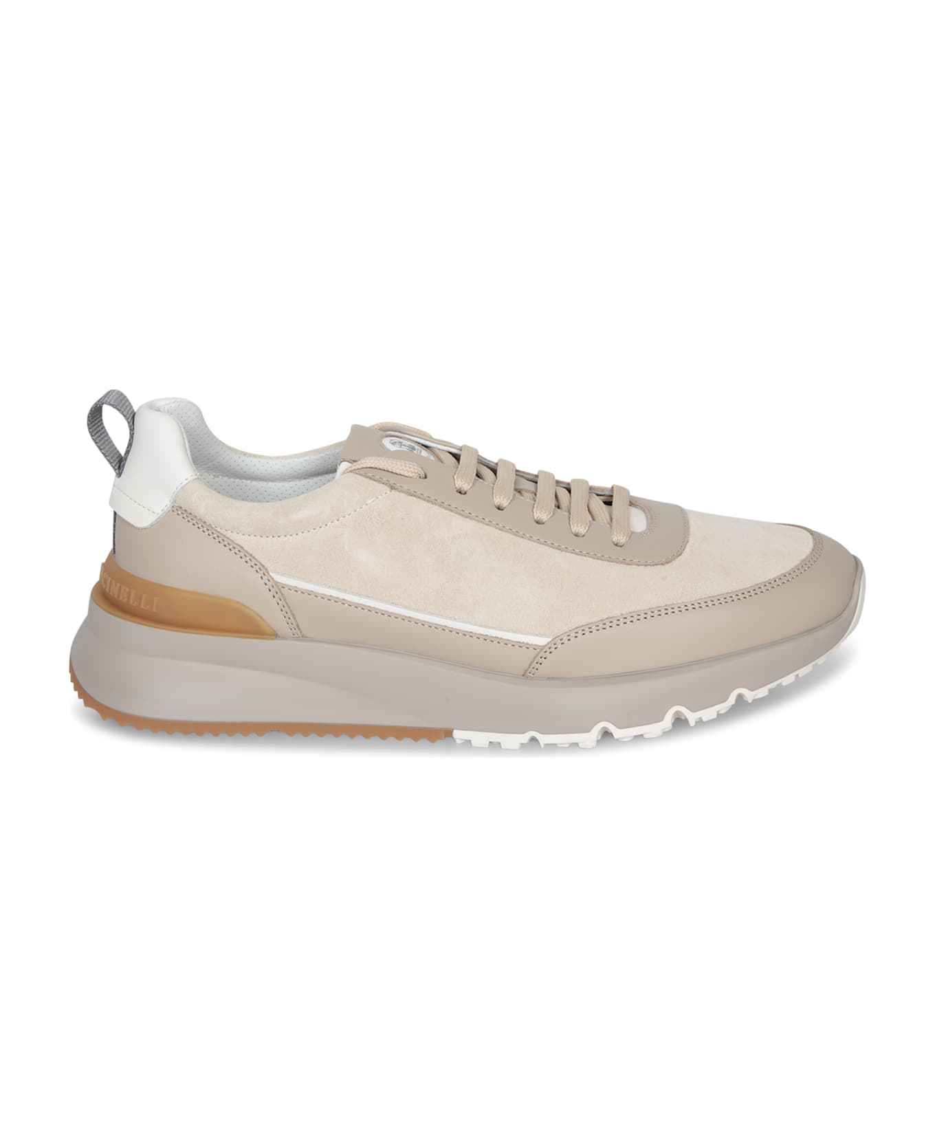 Brunello Cucinelli Beige Bimat Suede Sneakers - Beige
